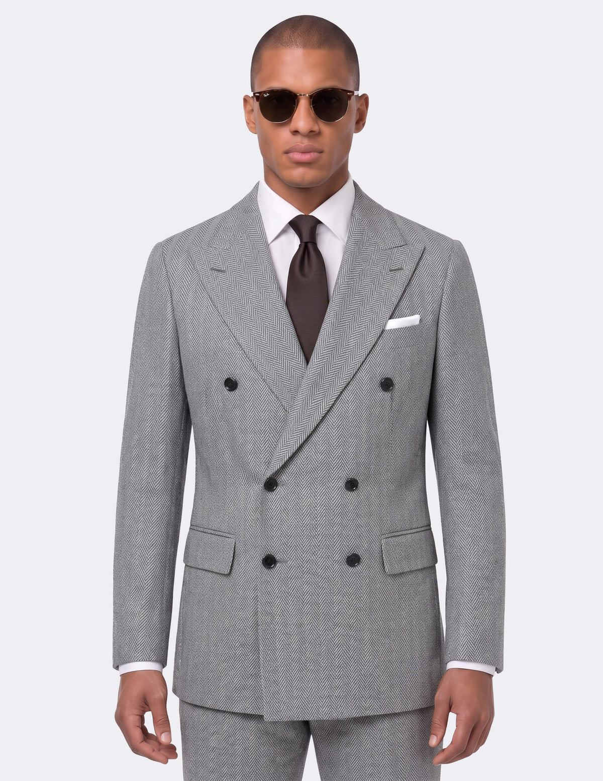 The Oxford Grey Double-Breasted Suit