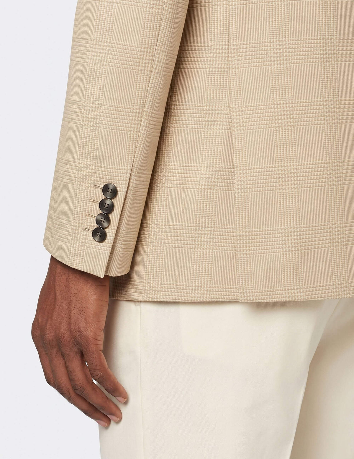 The Amalfi Sand Check Jacket