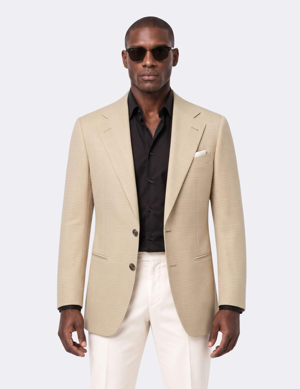The Amalfi Sand Check Jacket