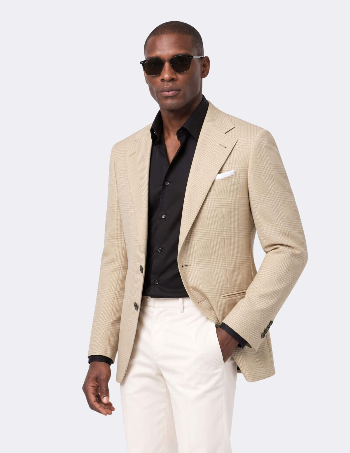 The Amalfi Sand Check Jacket