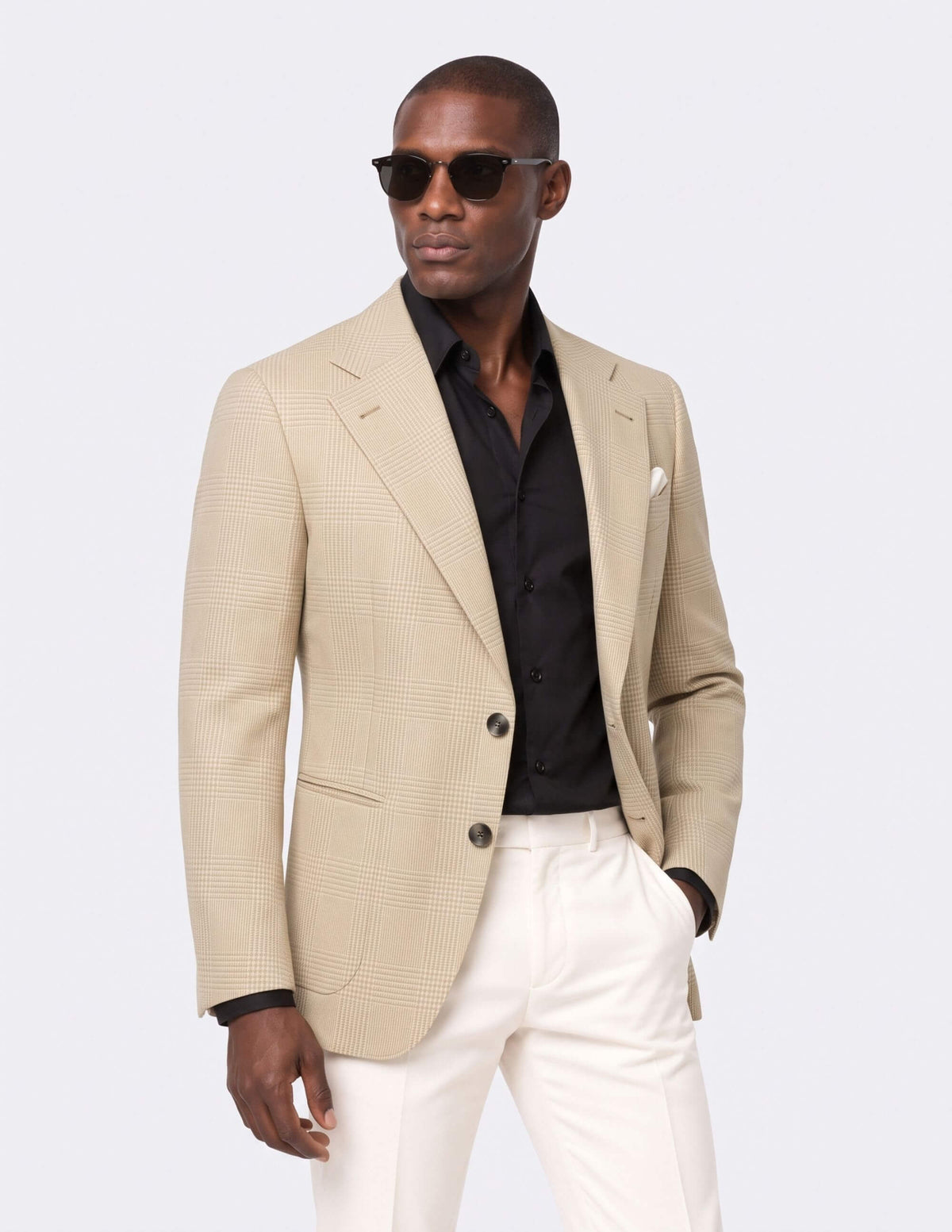 The Amalfi Sand Check Jacket