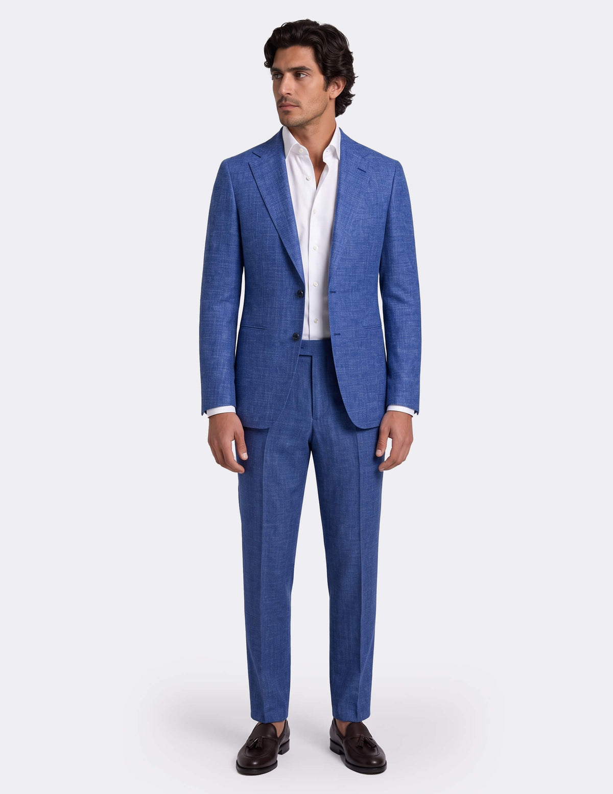 Amalfi Blue Single Breasted Suit - Samir Bachkami