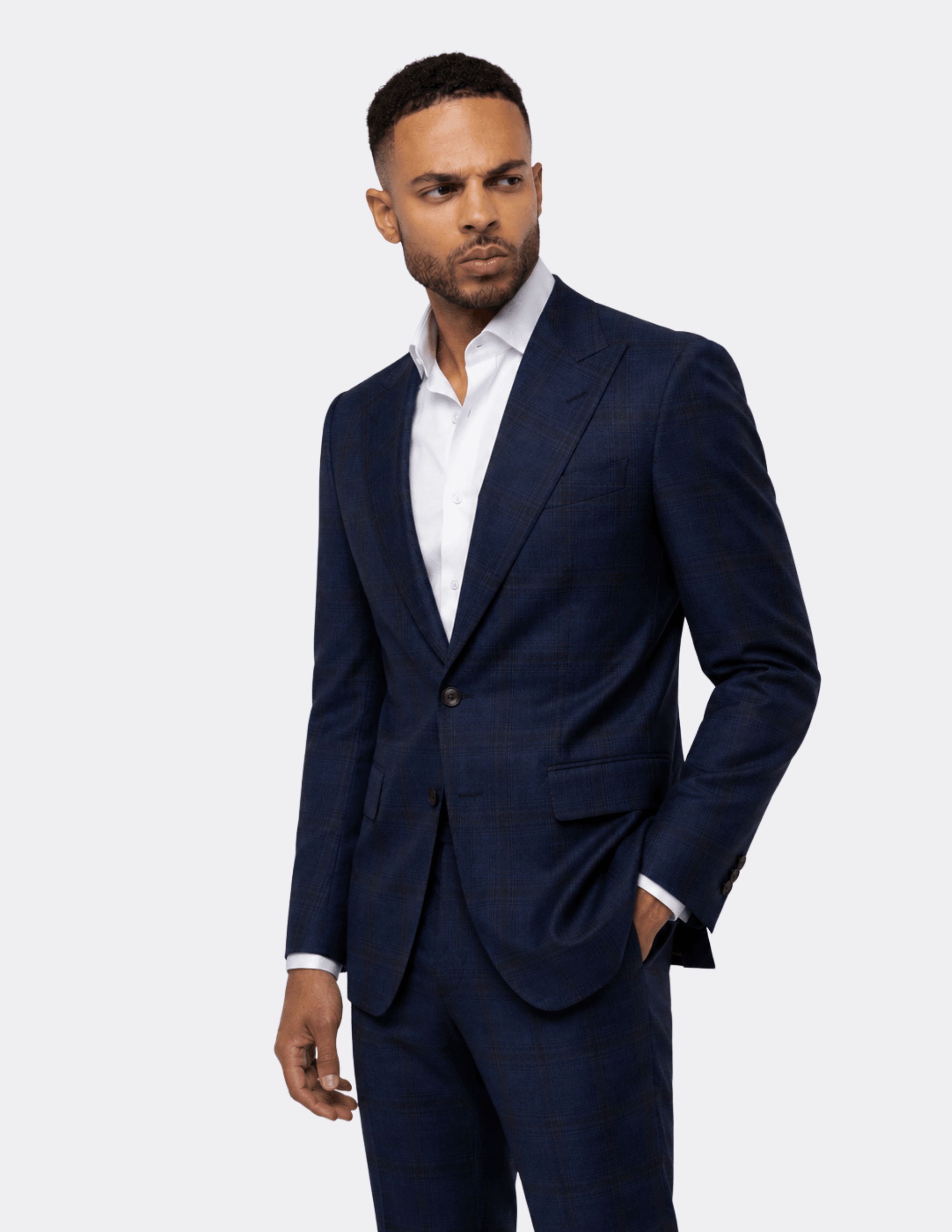 Azzuro Imperiale Single-Breasted Suit - Samir Bachkami