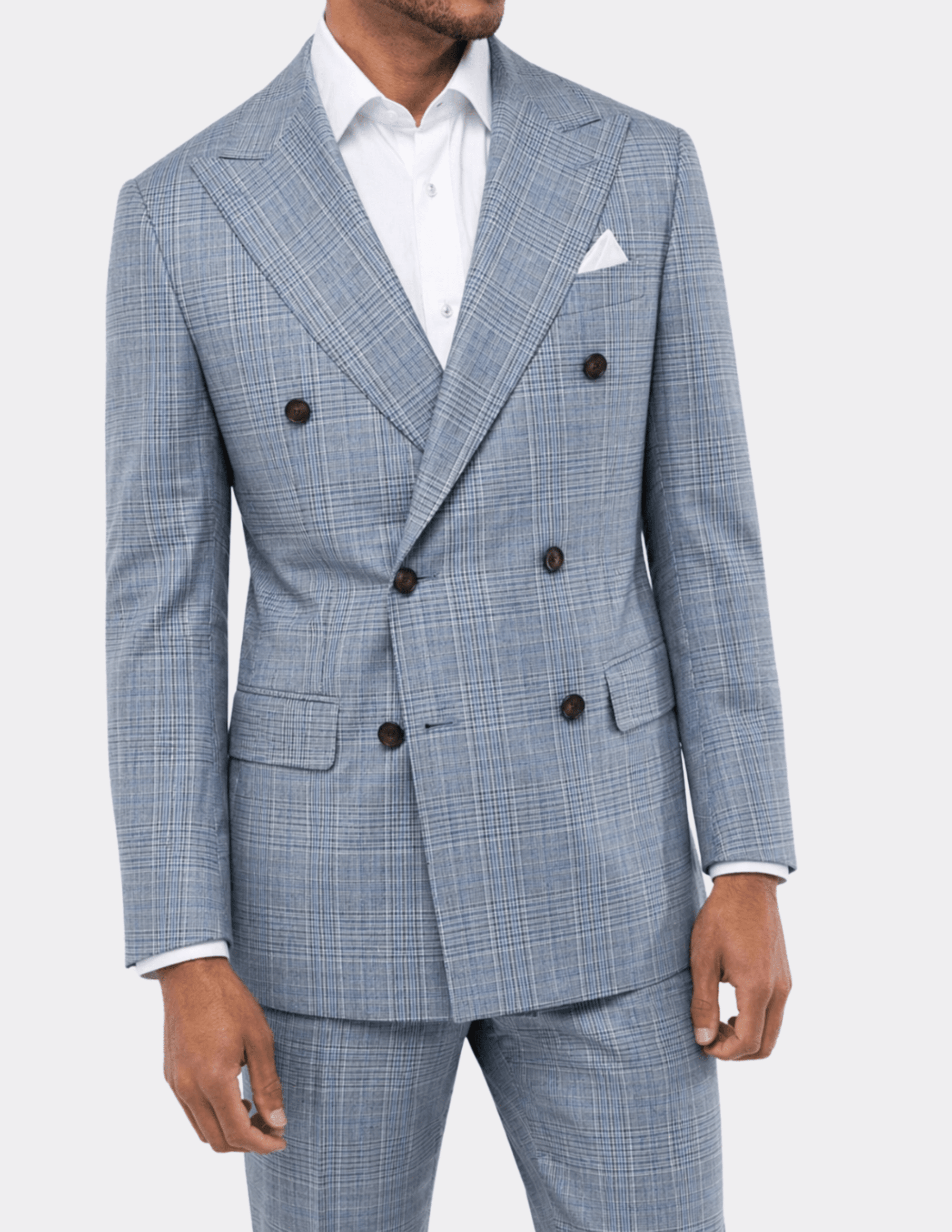 Azzurro Royale Double - Breasted Suit - Samir Bachkami