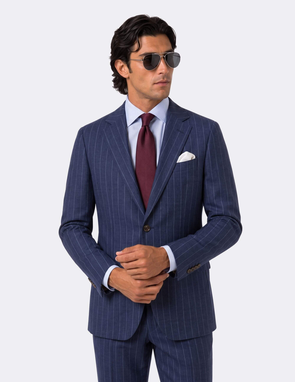 Azzurro Single Breasted Suit - Samir Bachkami