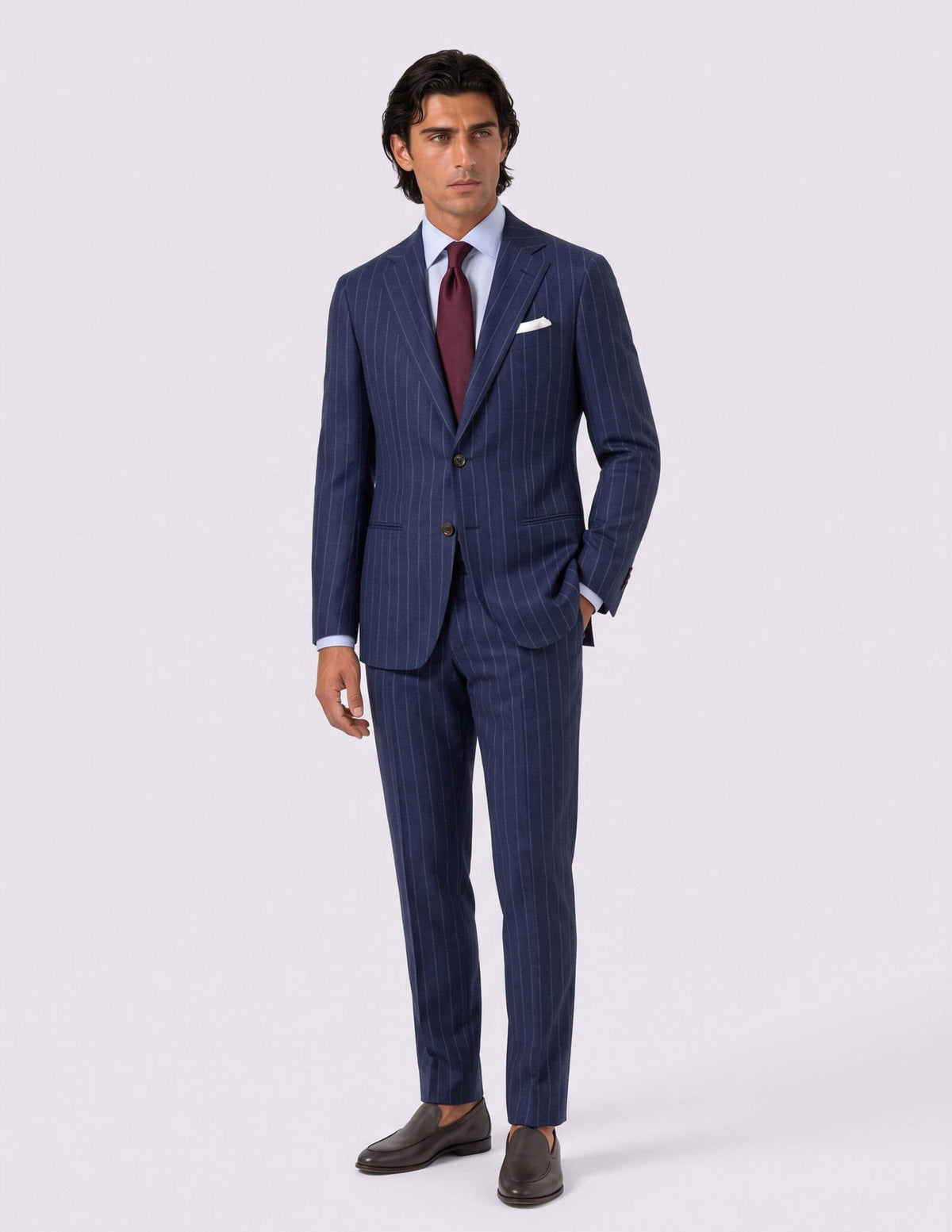 Azzurro Single Breasted Suit - Samir Bachkami