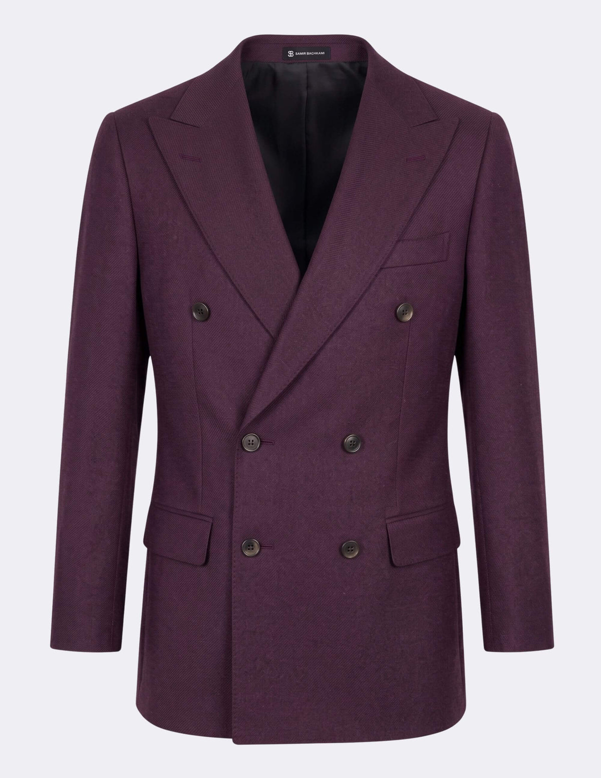 Bordeaux Royale Double-Breasted Suit - Samir Bachkami