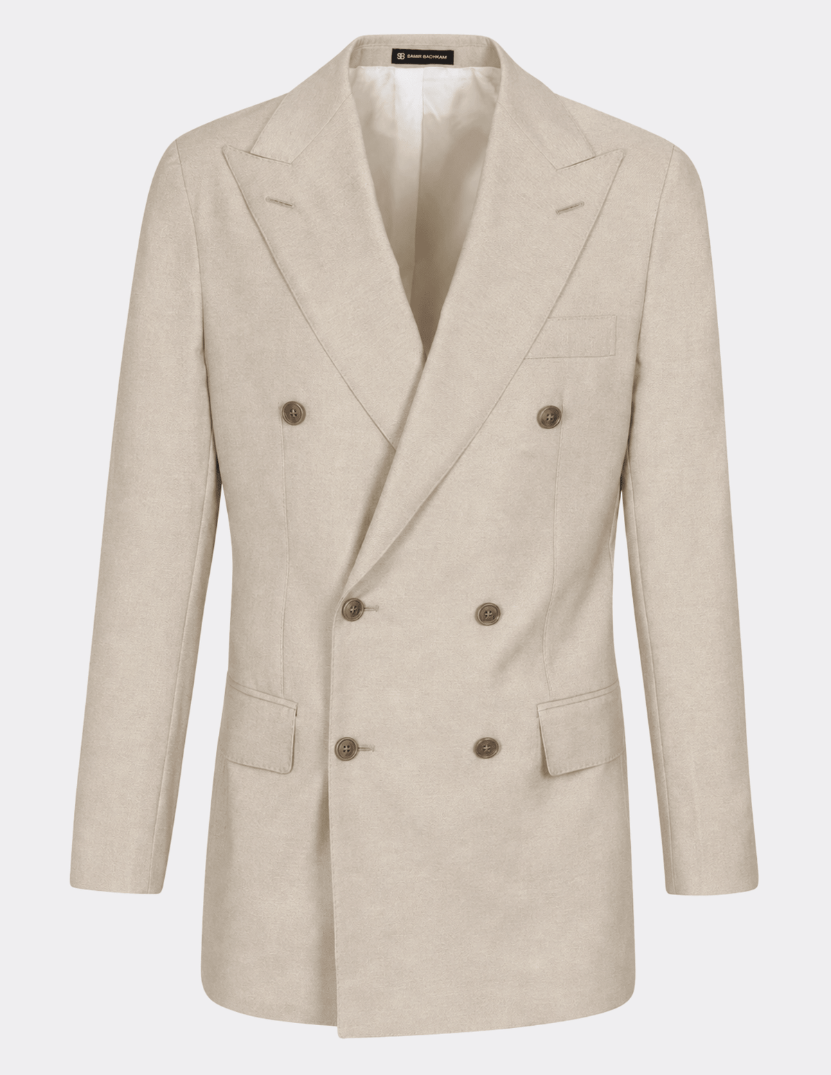 Capri Herringbone Double-Breasted Suit - Samir Bachkami