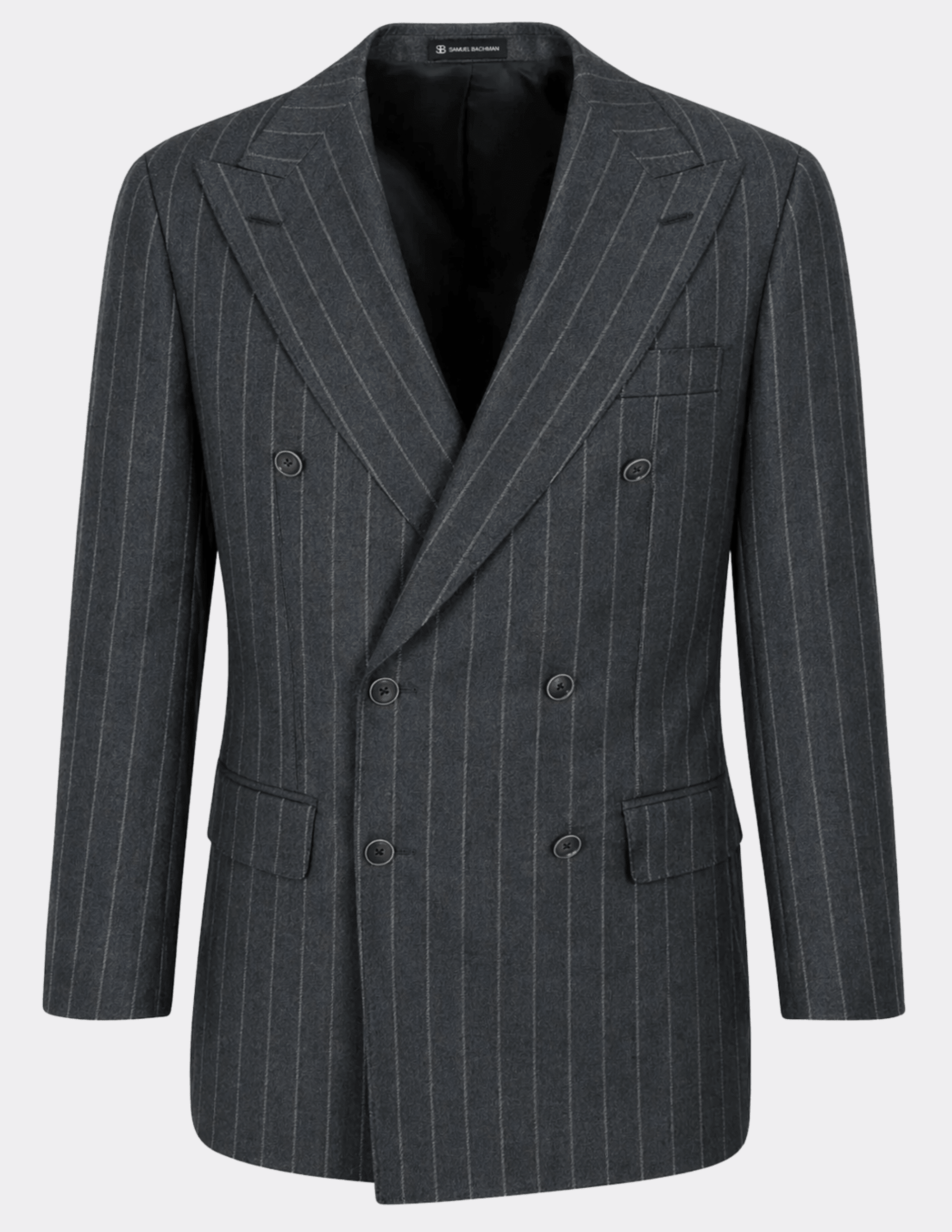 Carbon Royale Double - Breasted Suit - Samir Bachkami