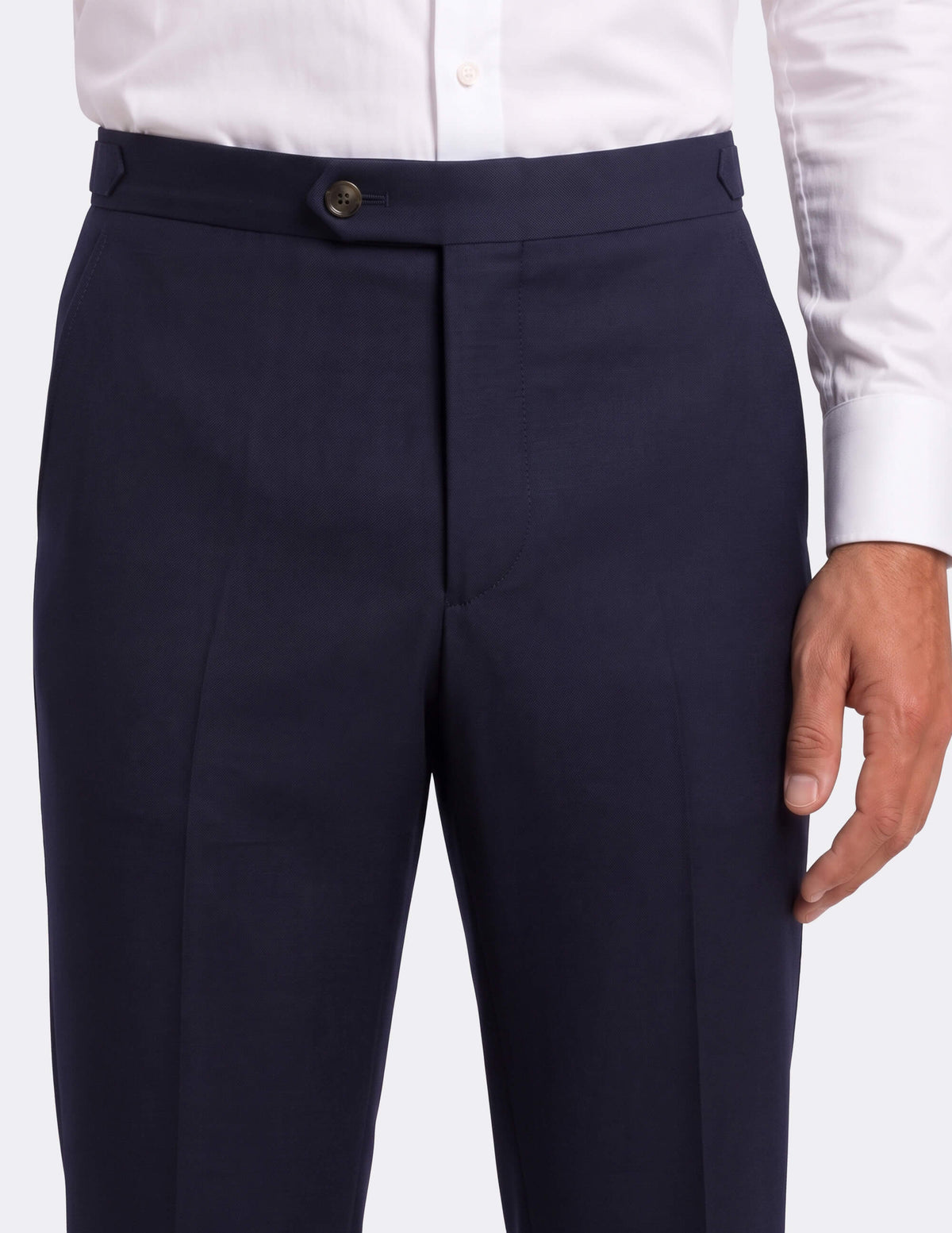 Dark Blue Double Breasted Suit - Samir Bachkami