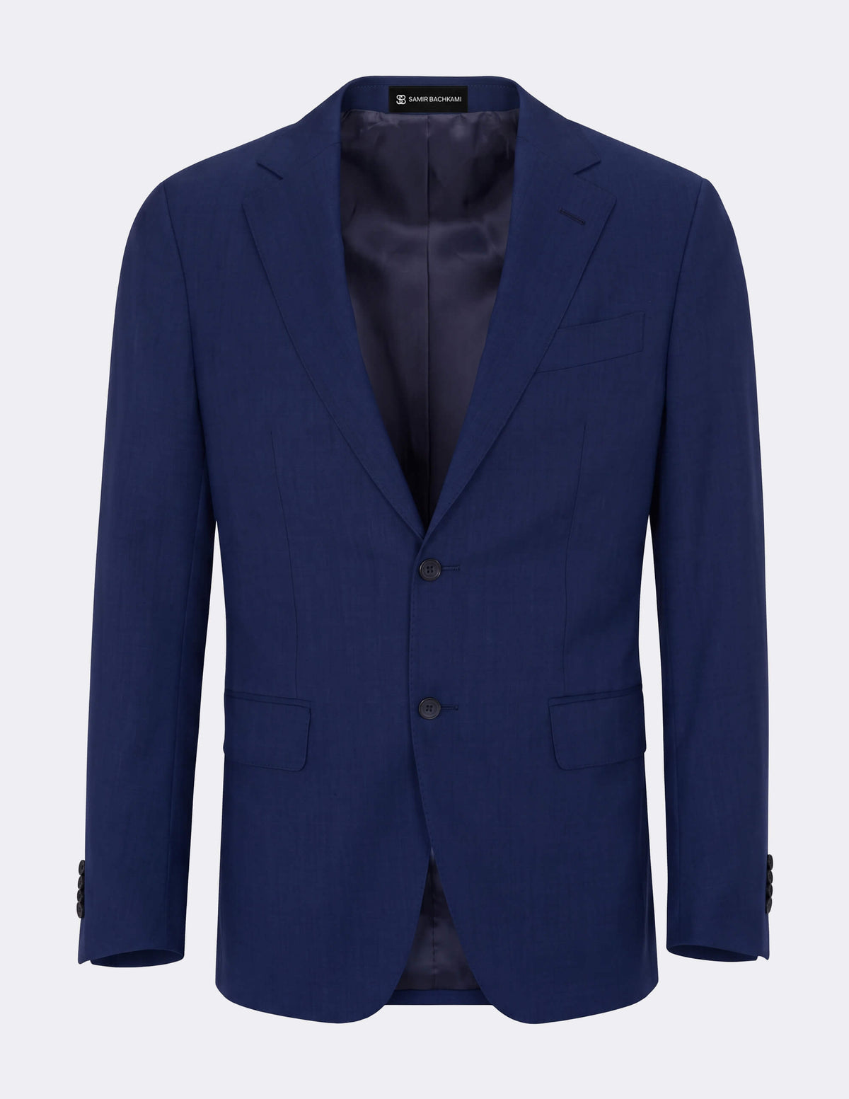 Dark Blue Single Breasted Suit - Samir Bachkami