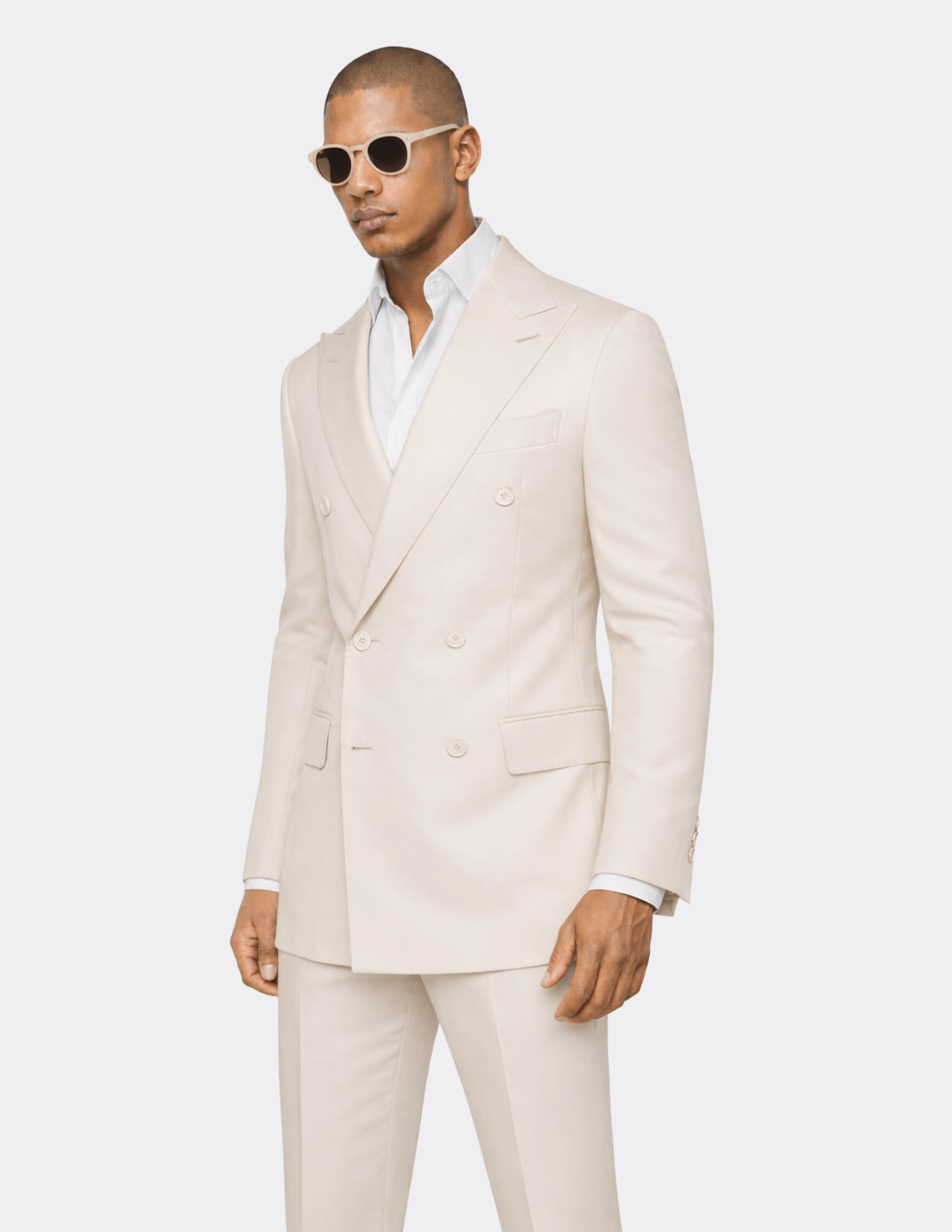 Dolce Crema Double Breasted Suit - Samir Bachkami