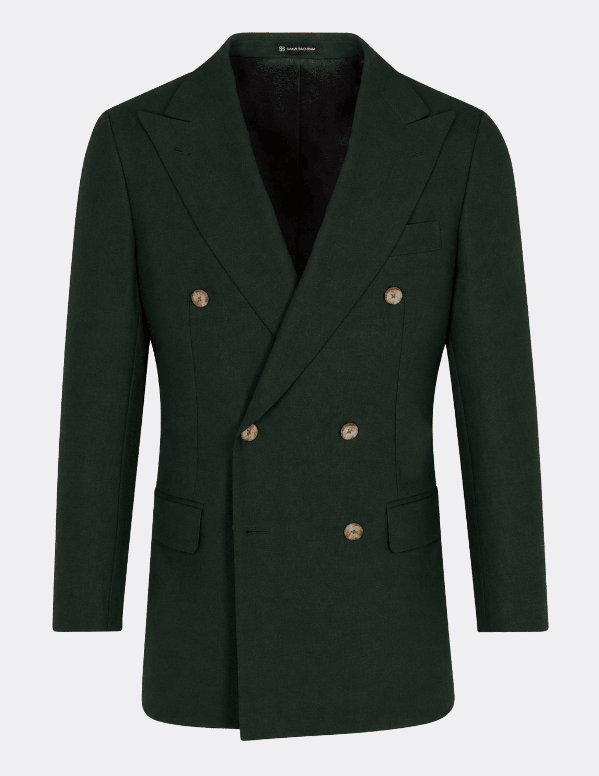 Forest Green Torino Double-Breasted Suit - Samir Bachkami