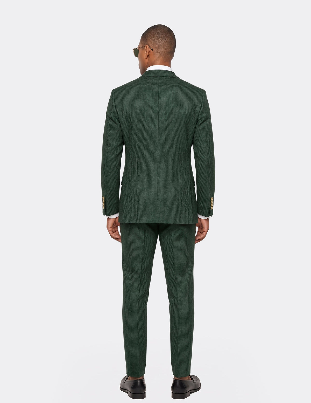 Forest Green Torino Double-Breasted Suit - Samir Bachkami