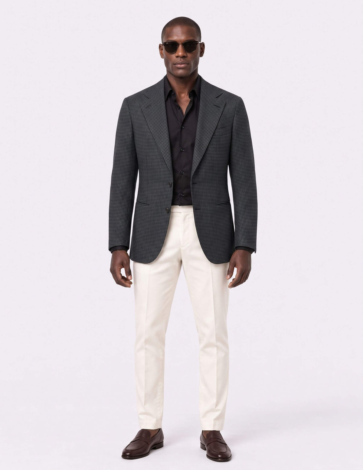 The Milano Notte Houndstooth Jacket.