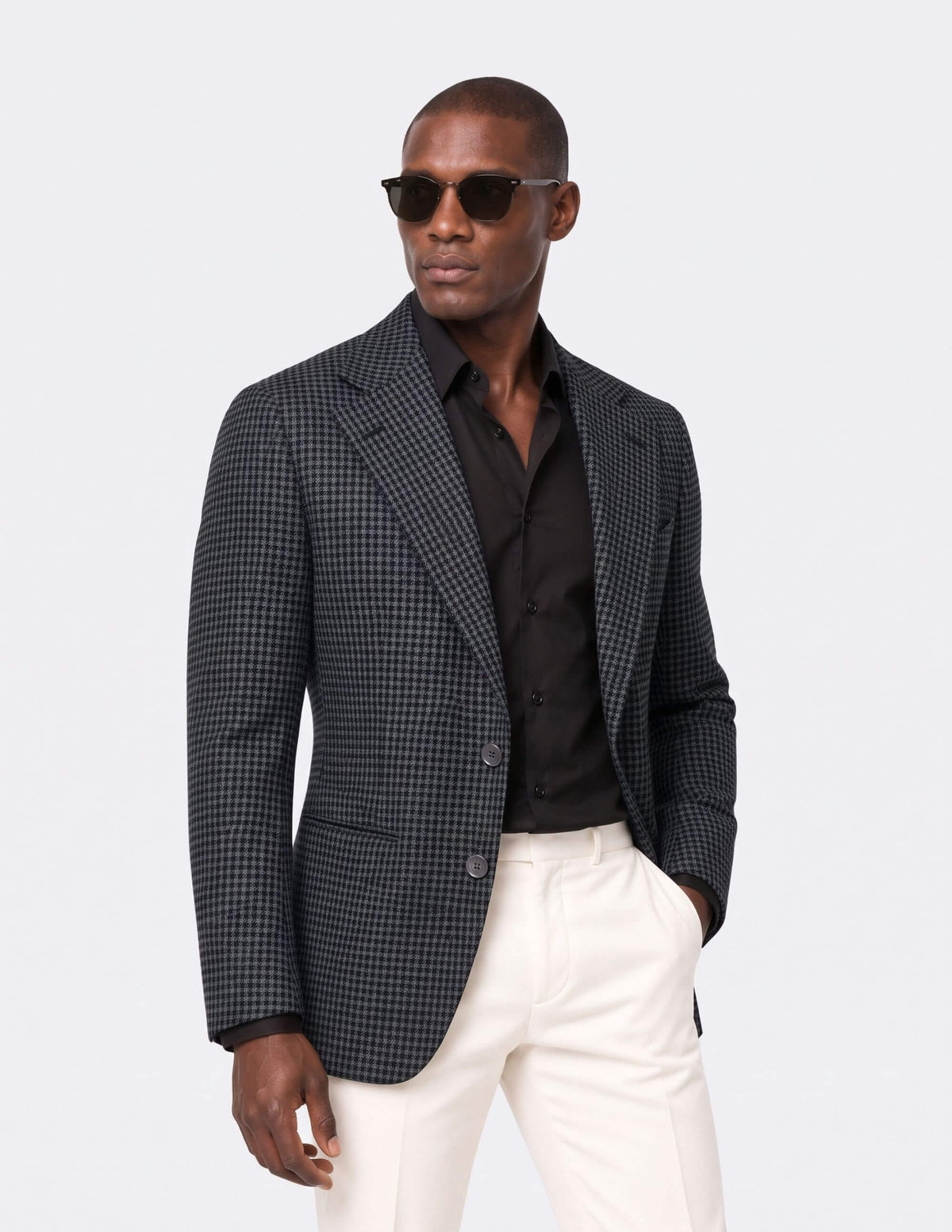 The Milano Notte Houndstooth Jacket.