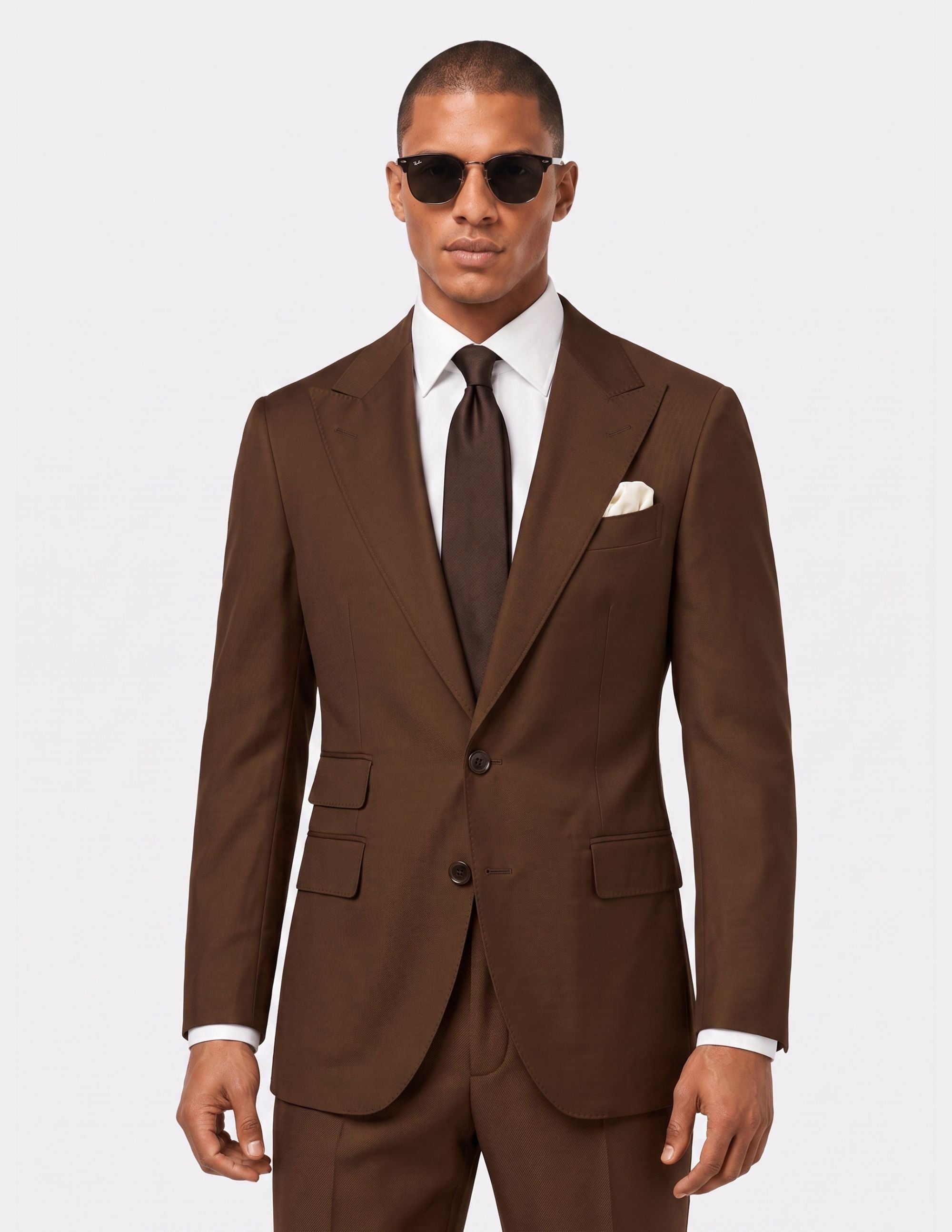 Terra di Noce Single-Breasted Suit