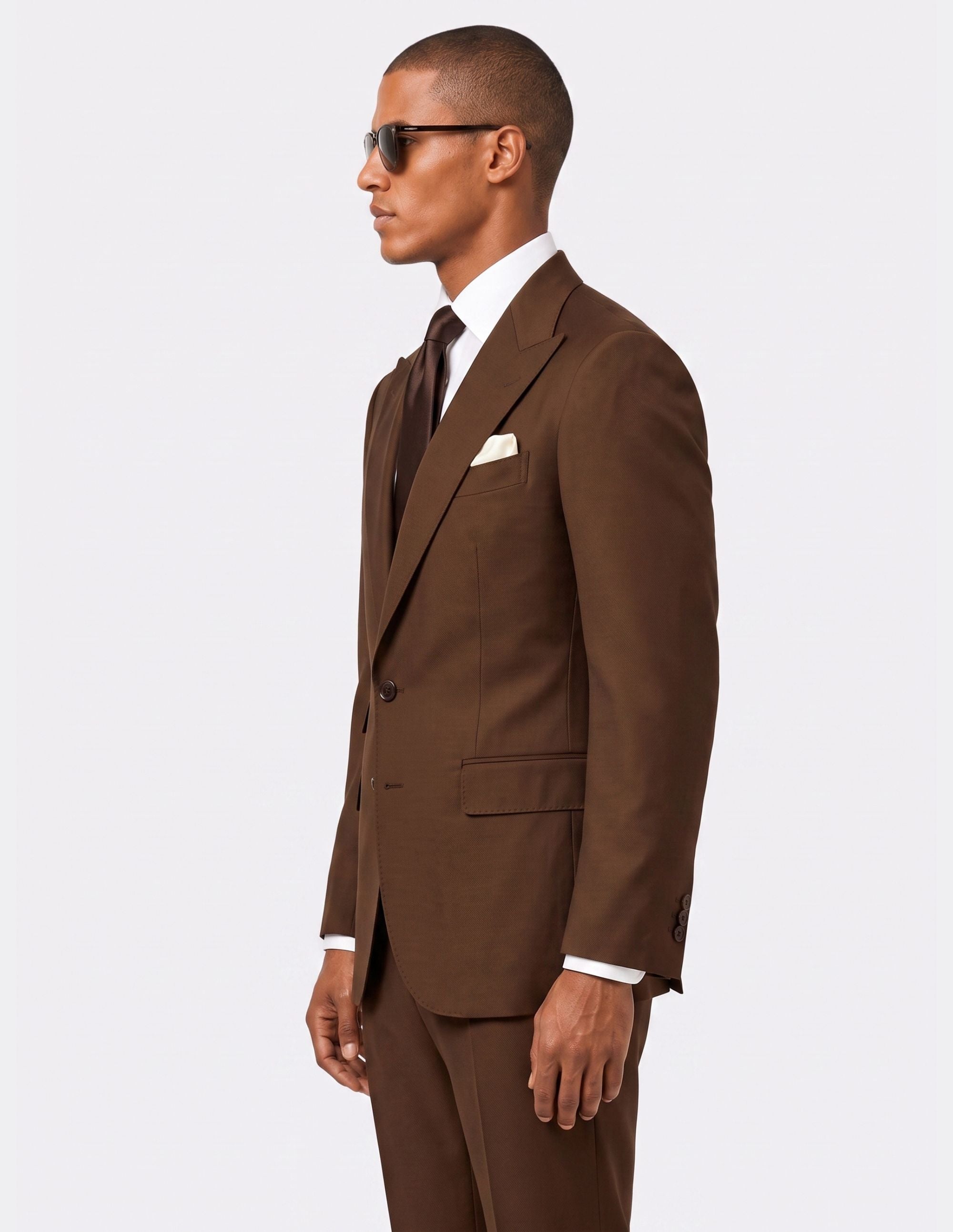 Terra di Noce Single-Breasted Suit
