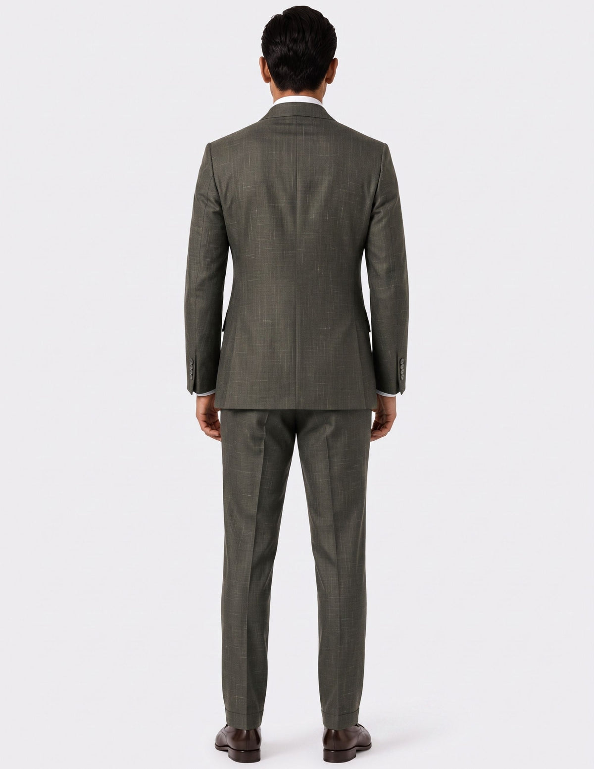 The Val d’Orcia Olive Single-Breasted Suit