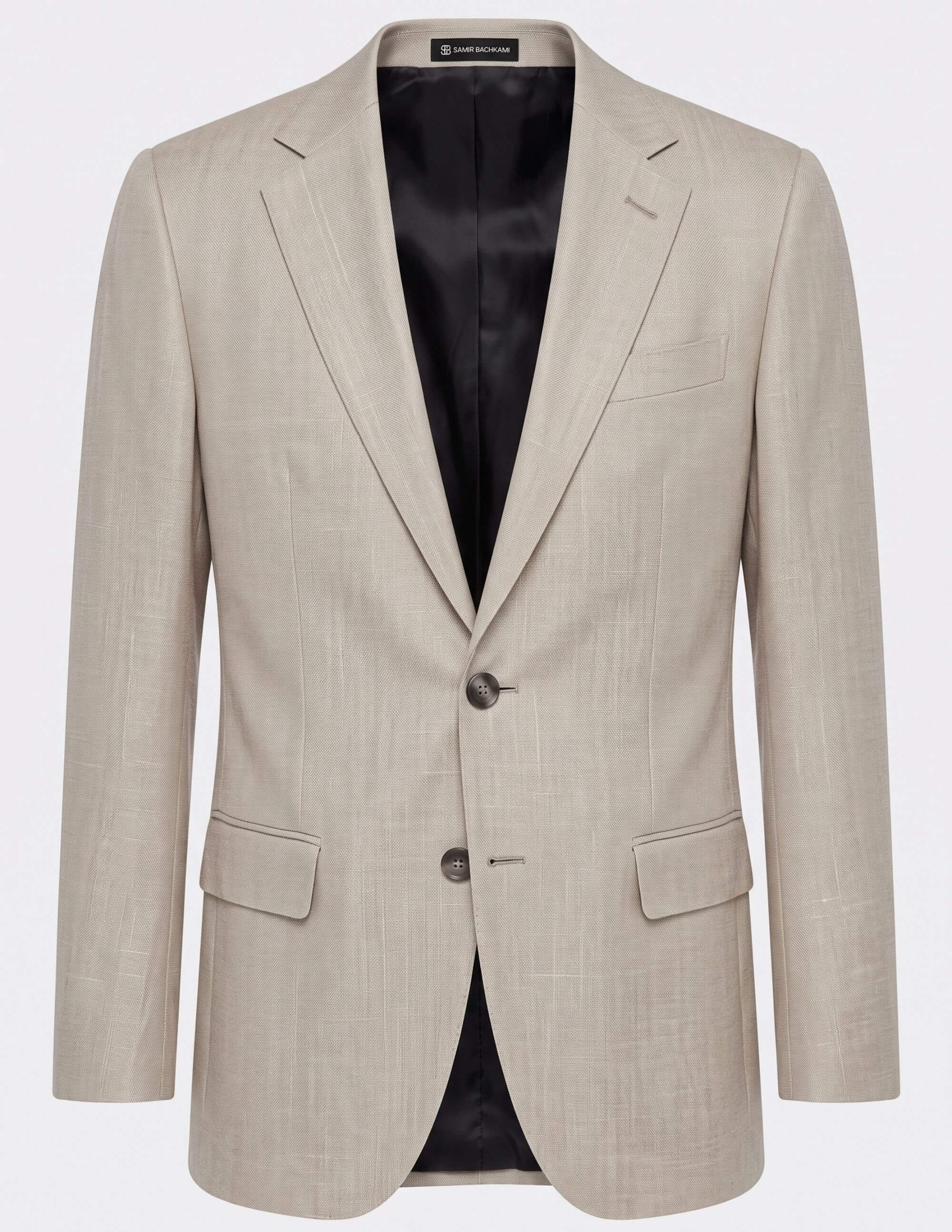 The Lecce Taupe Stripe Single-Breasted Suit