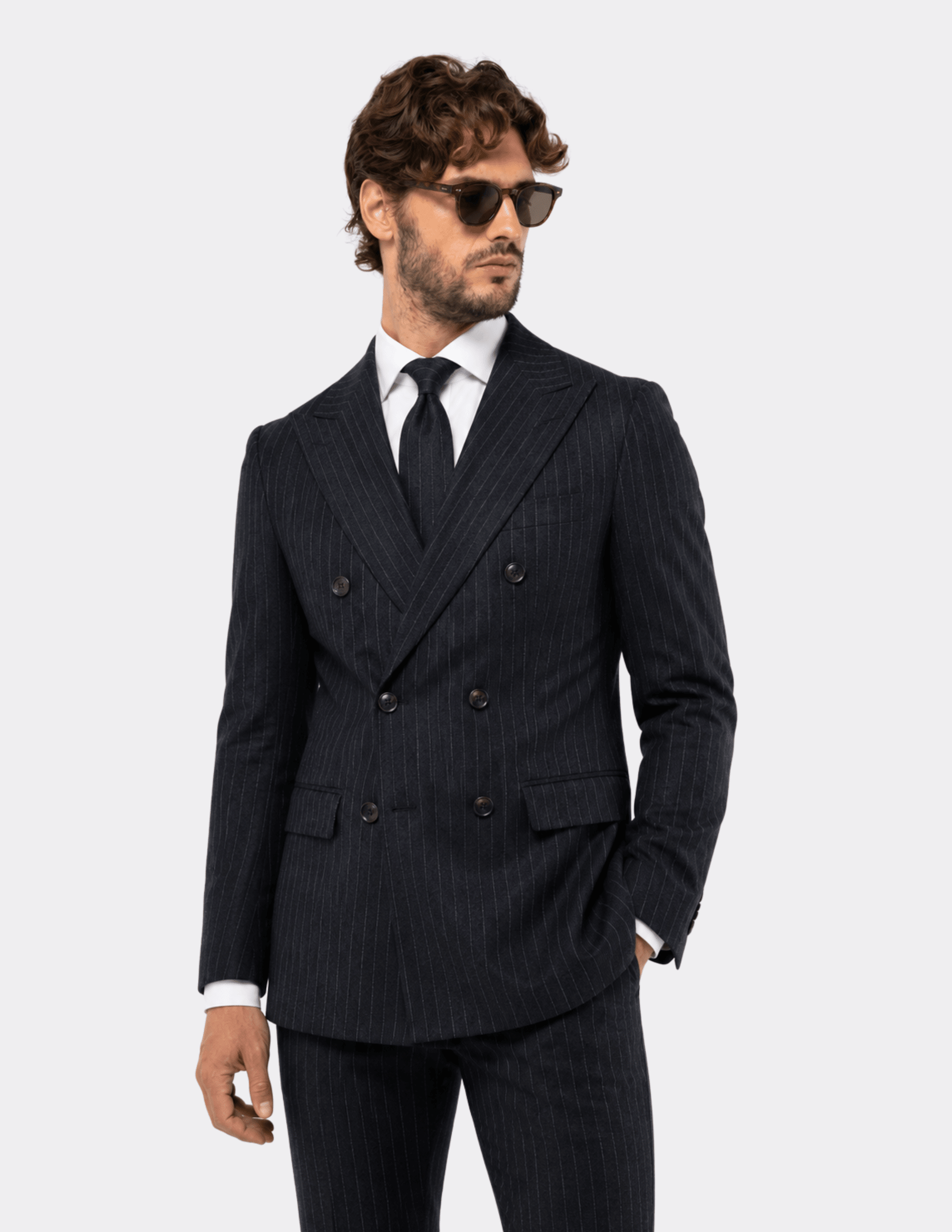 Le Vicomte Double-Breasted Suit - Samir Bachkami