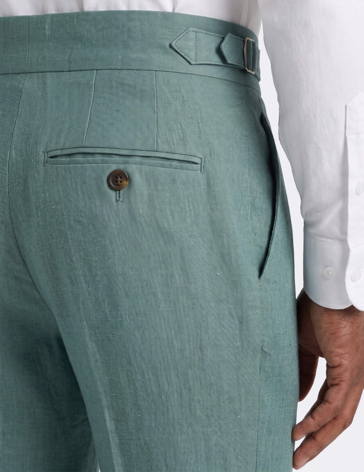 Monaco Teal Trousers - MTO - Samir Bachkami