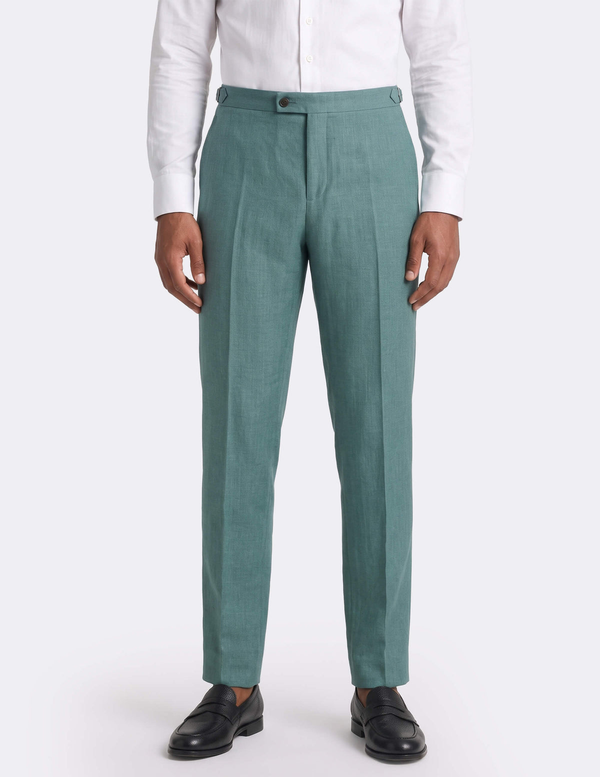 Monaco Teal Trousers - MTO - Samir Bachkami