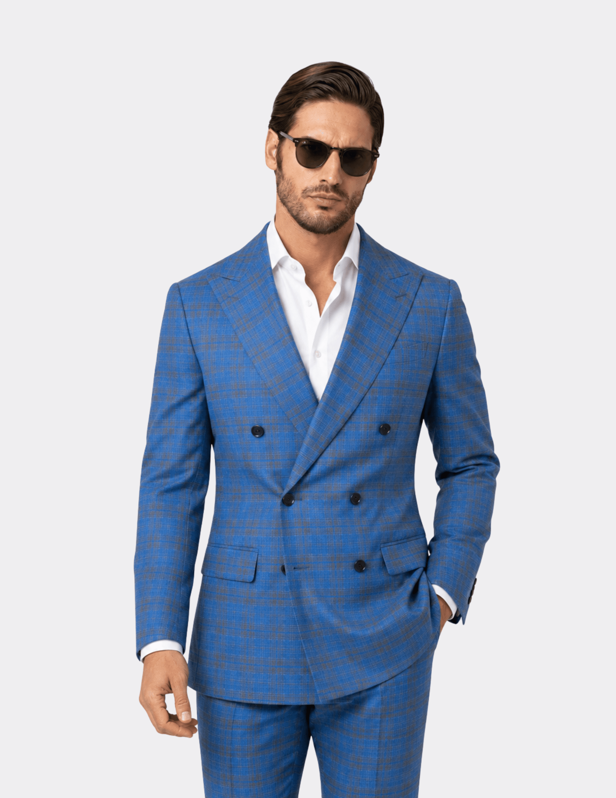 Monte Blu Double - Breasted Suit - Samir Bachkami