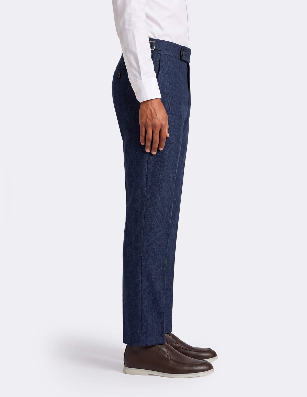 Positano Navy DB Trousers - Samir Bachkami