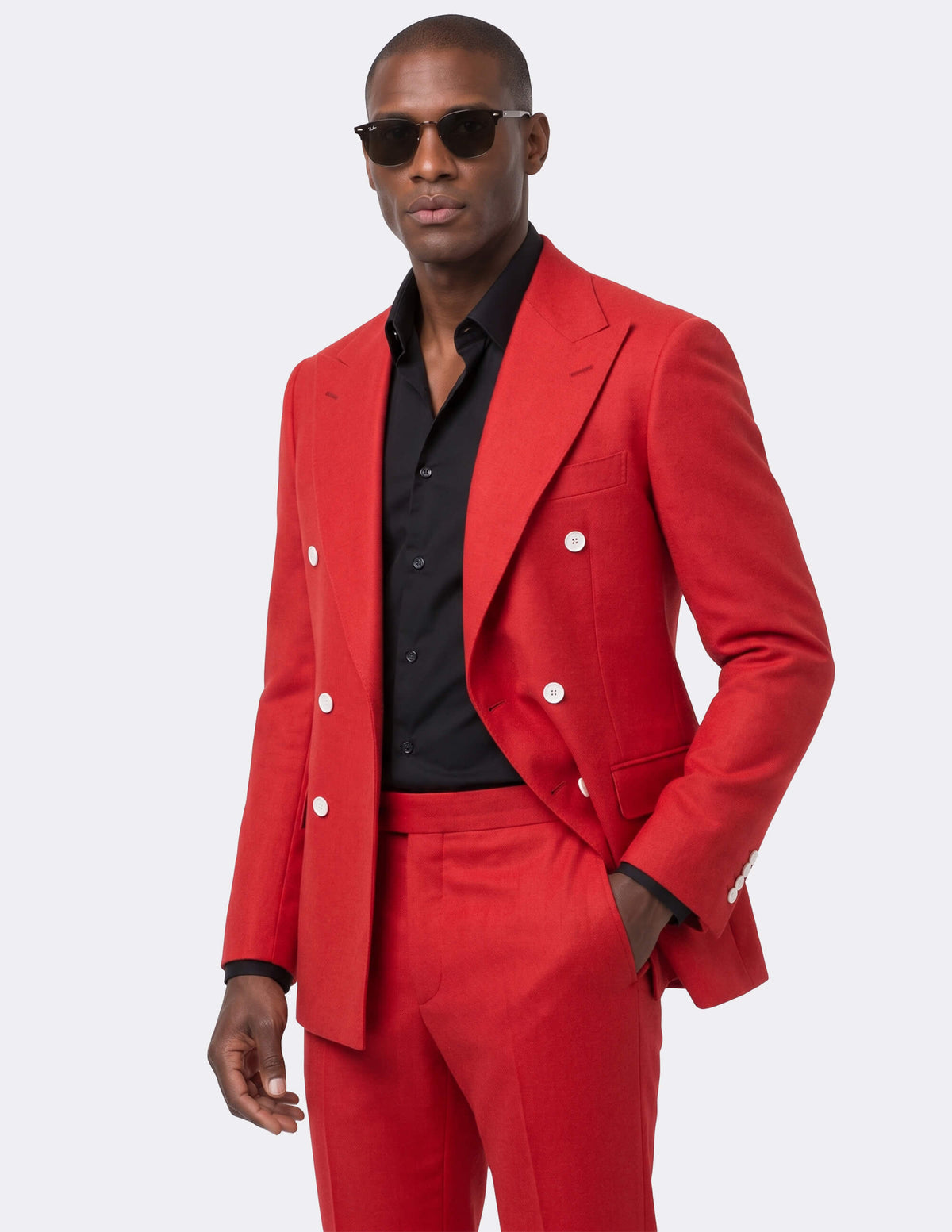 Ruby Monarch Double-Breasted Suit - Samir Bachkami