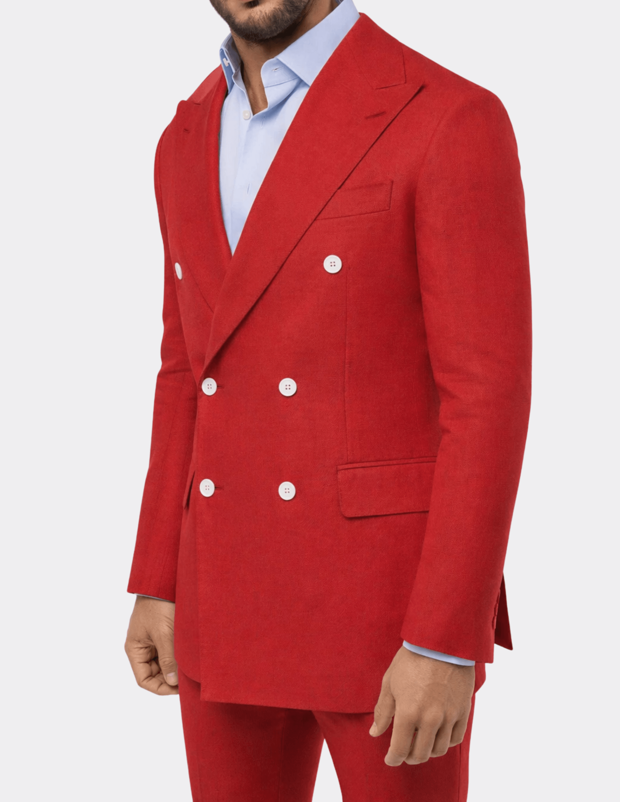 Ruby Monarch Double - Breasted Suit - Samir Bachkami