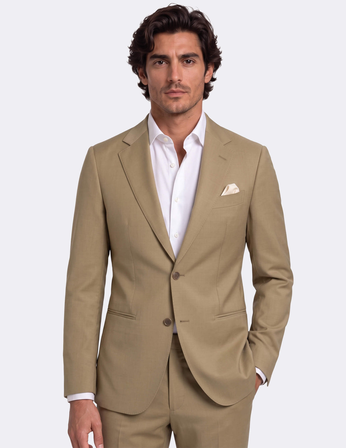 Sahara Sand Single Breasted Suit - Samir Bachkami