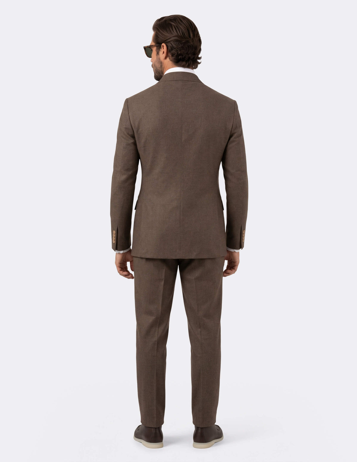 Siena Brown Double-Breasted Suit - Samir Bachkami