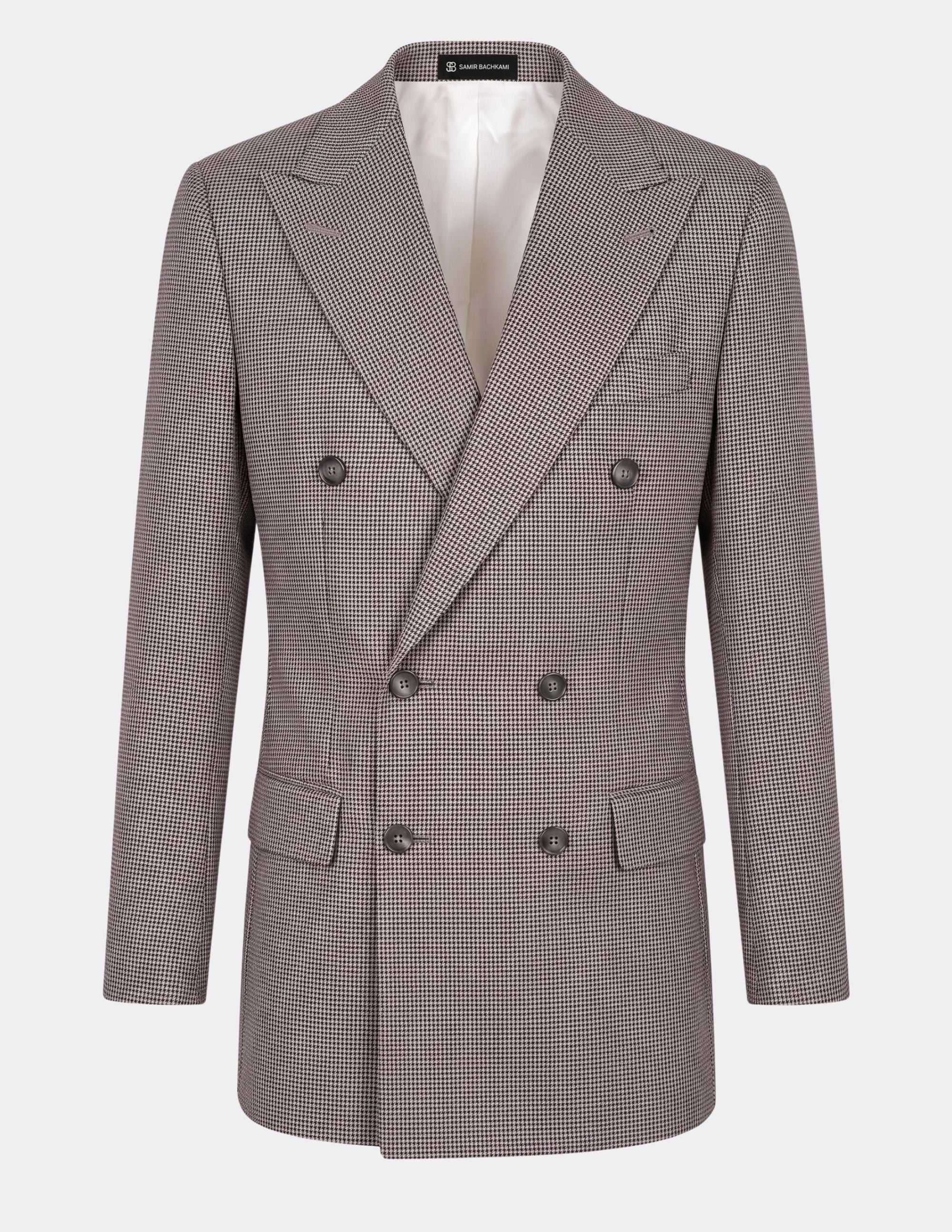 Siena Mocha Double-Breasted Suit - Samir Bachkami
