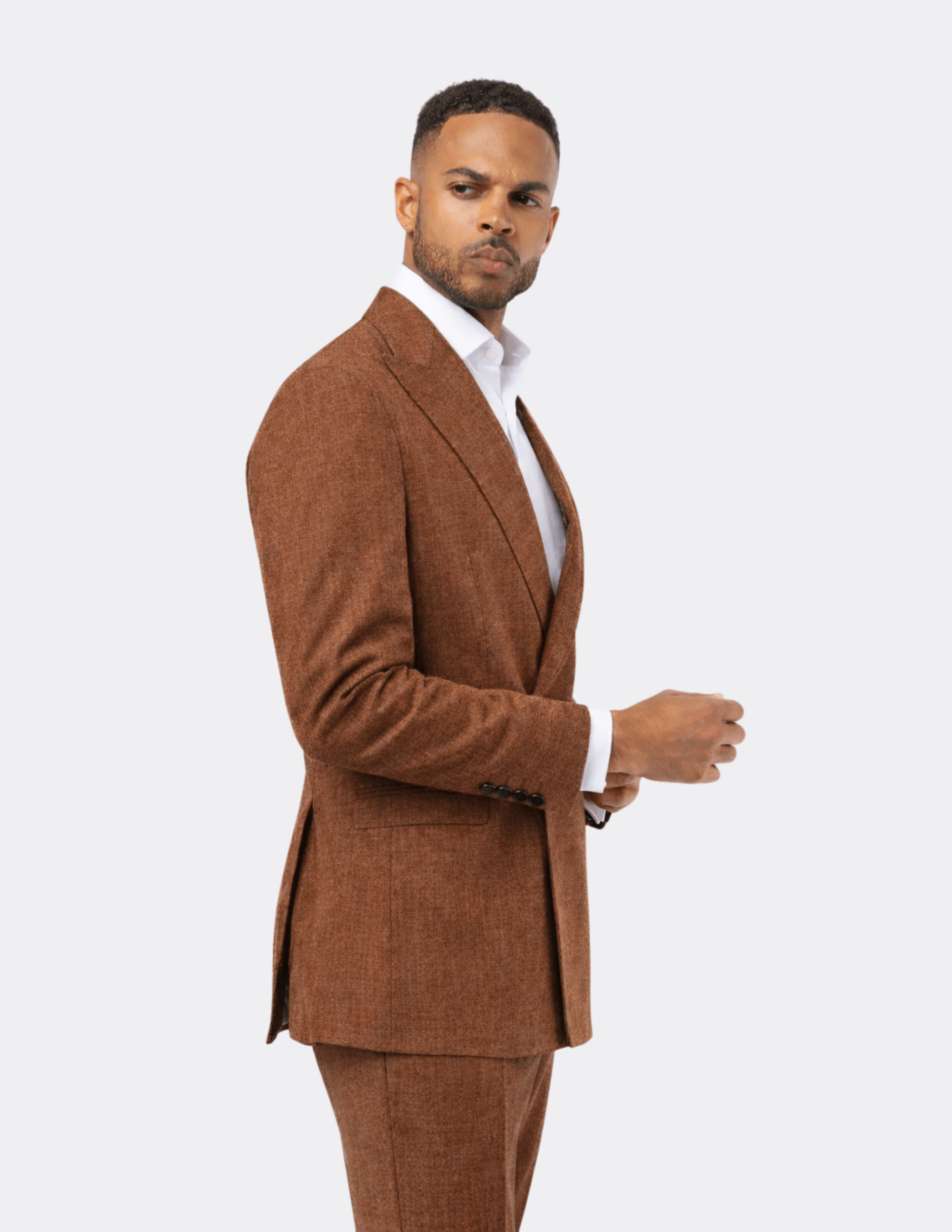 Siena Rust Double Breasted Suit - Samir Bachkami