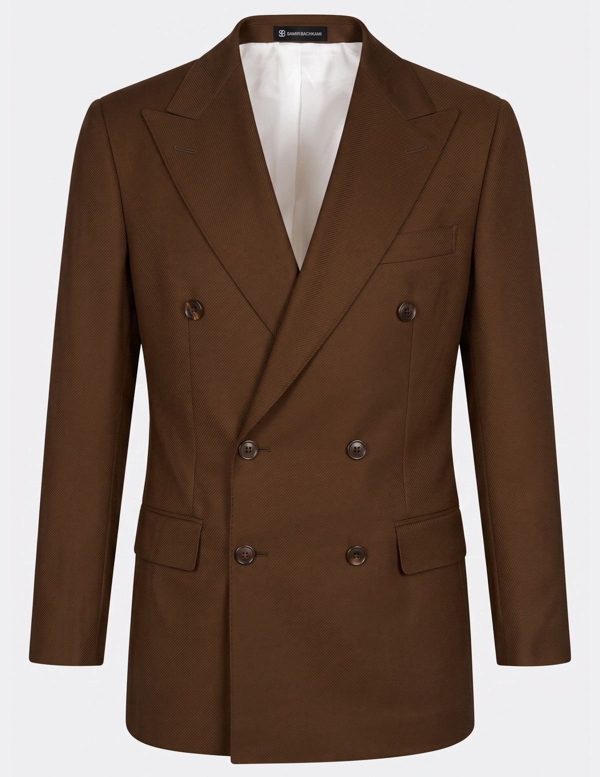 Terra di Noce Double-Breasted Suit - Samir Bachkami