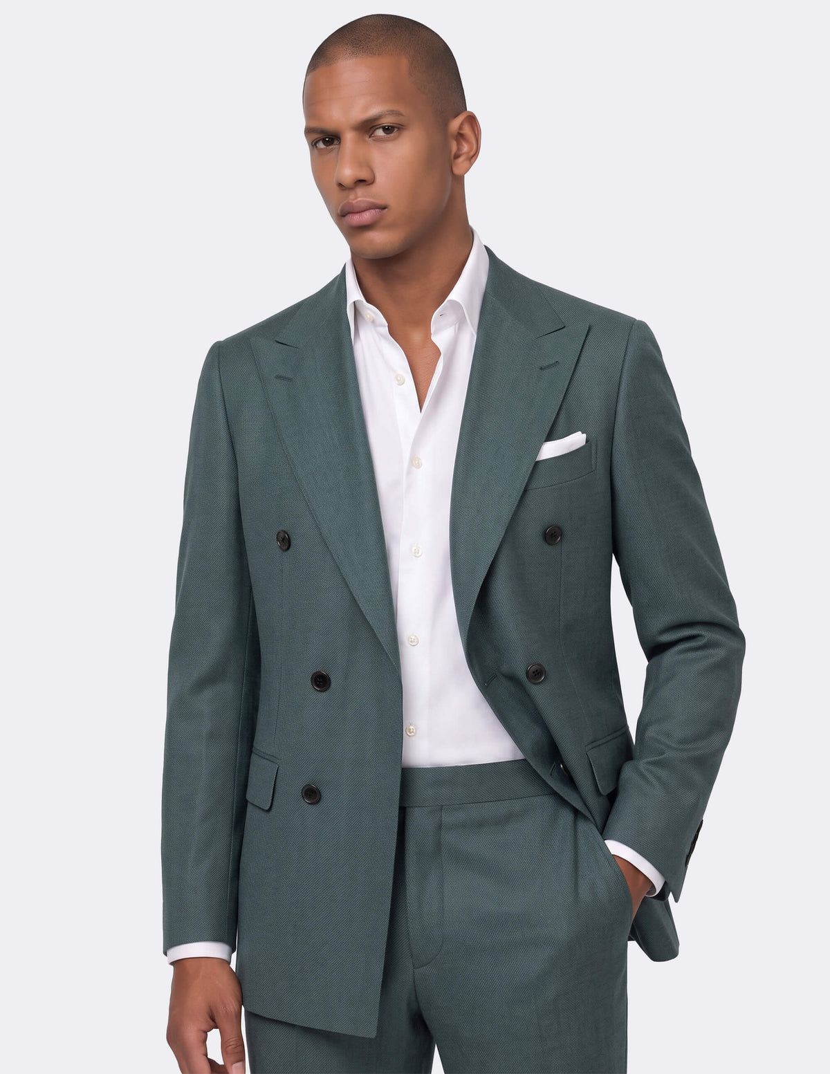 The Adriano Teal Suit - Samir Bachkami