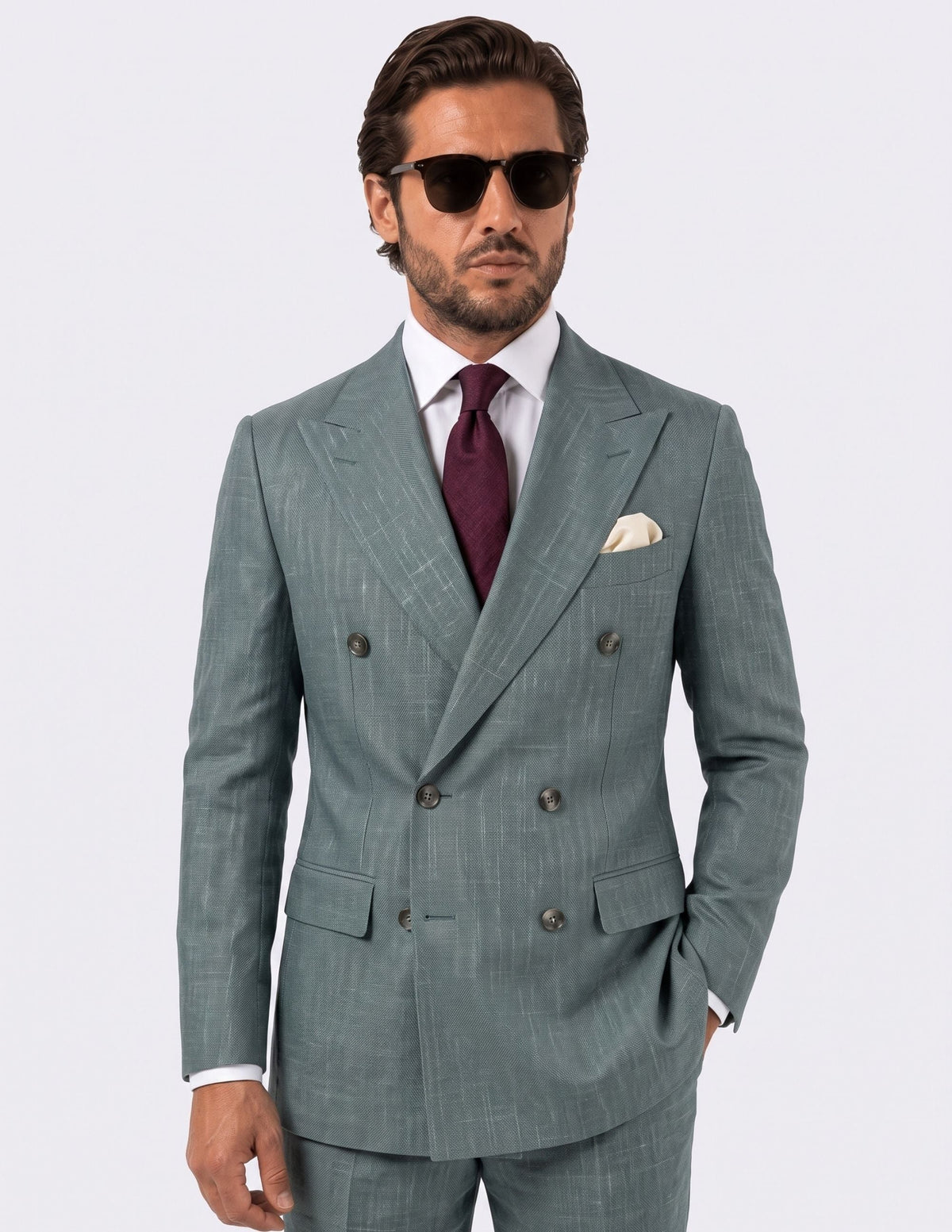 The Alvesso Sage Double-Breasted Suit - Samir Bachkami