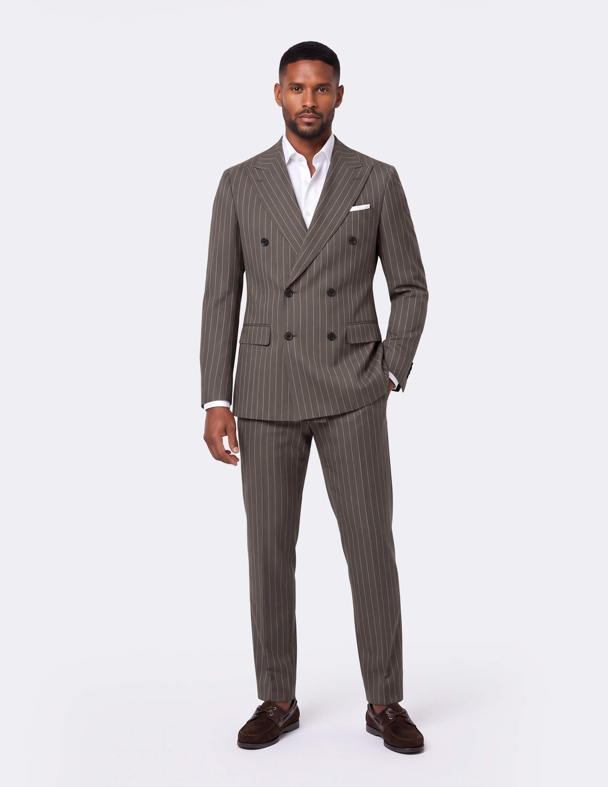 The Aurelio Pinstripe Suit - Samir Bachkami