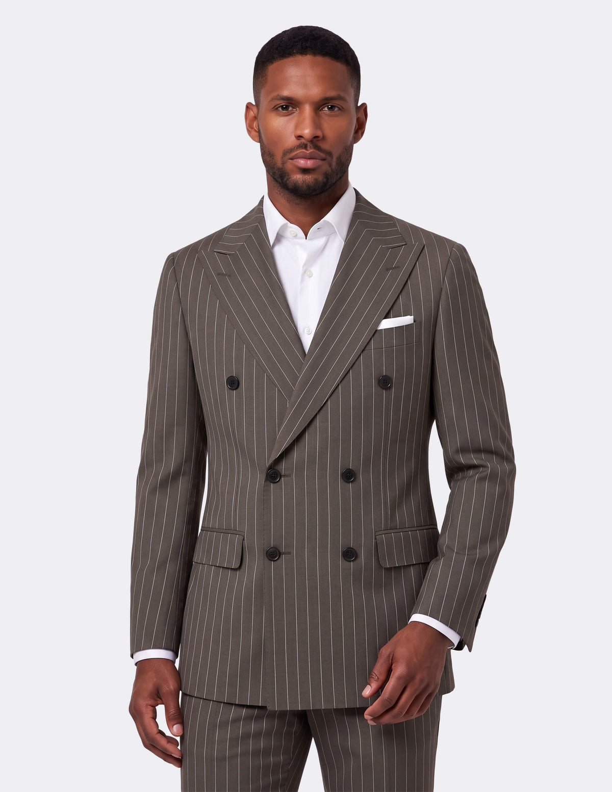 The Aurelio Pinstripe Suit - Samir Bachkami