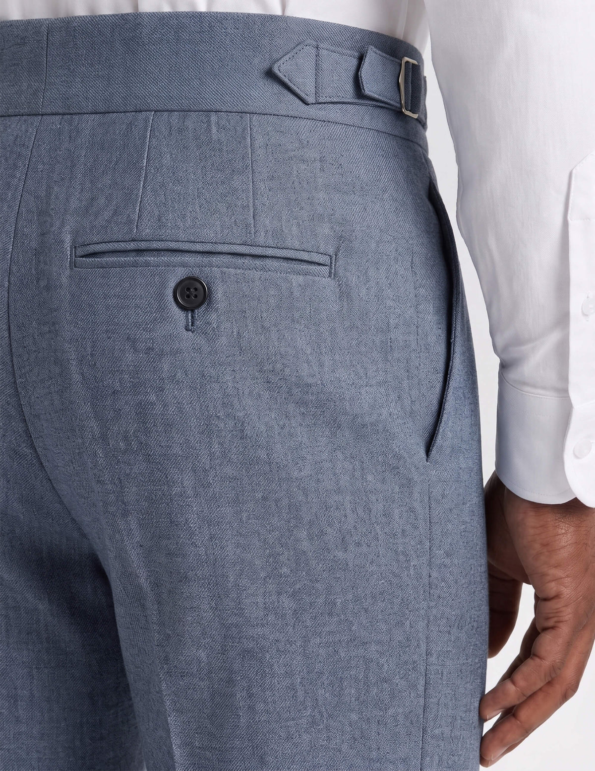 The Avenzio Blue-Grey Trousers - Samir Bachkami