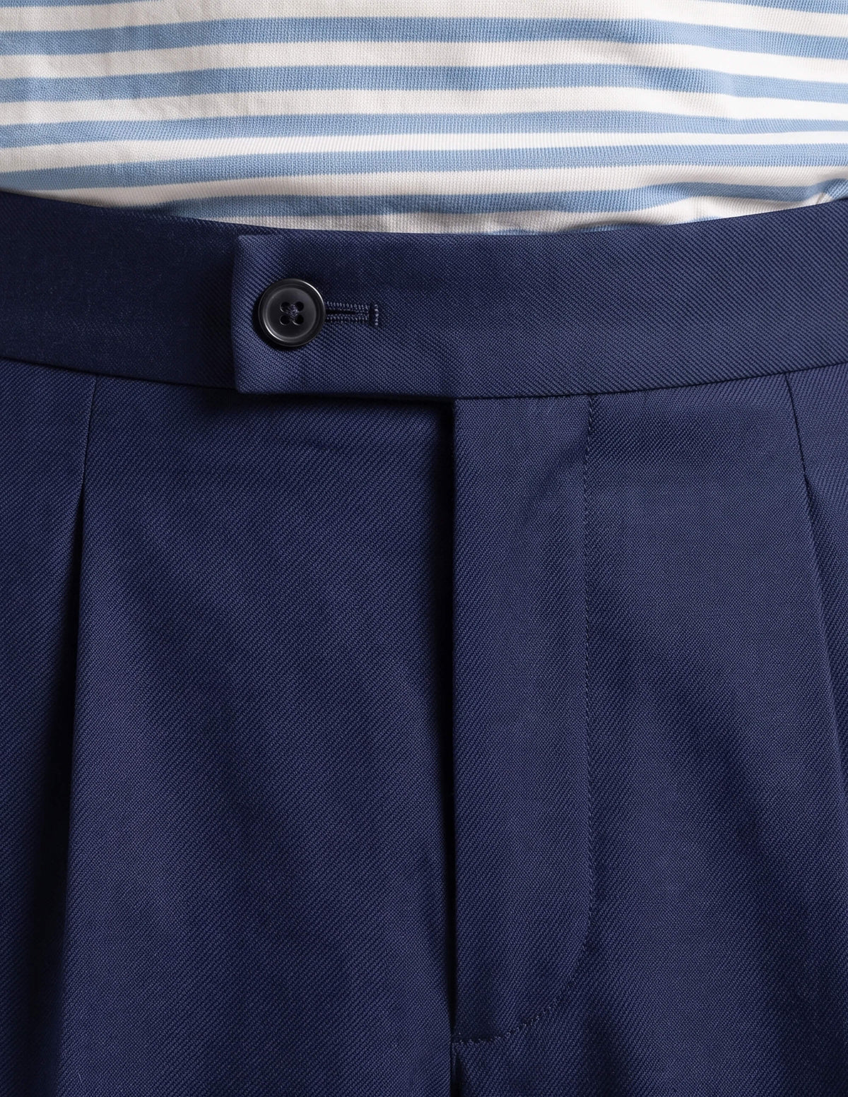 The Azzento Blue Wide-Leg Trousers - Samir Bachkami