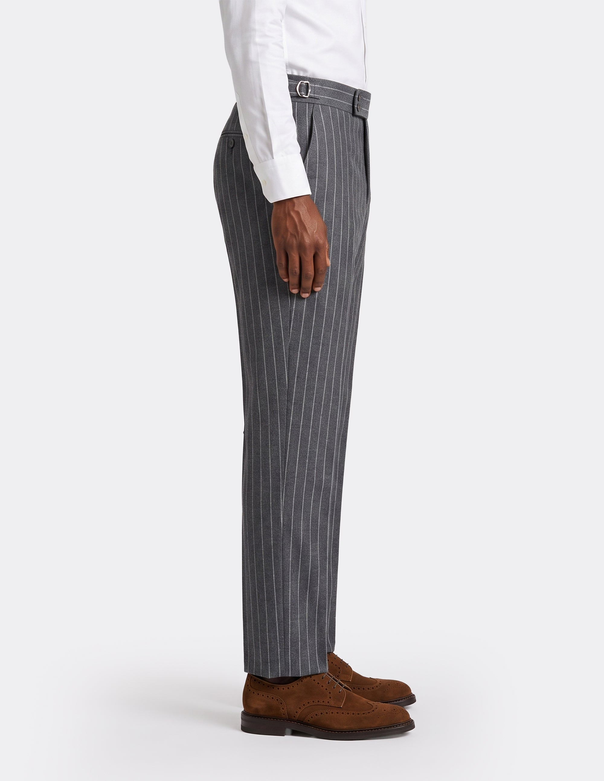 The Bergamo Pinstripe DB Trousers - Samir Bachkami