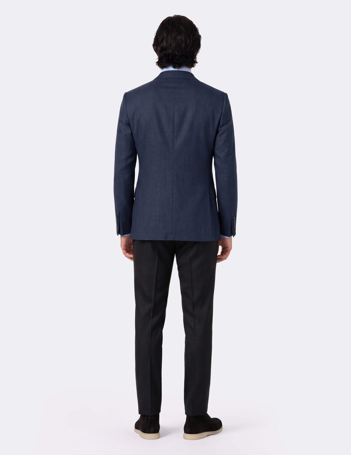 The Blu Ombra Double-Breasted Jacket - Samir Bachkami