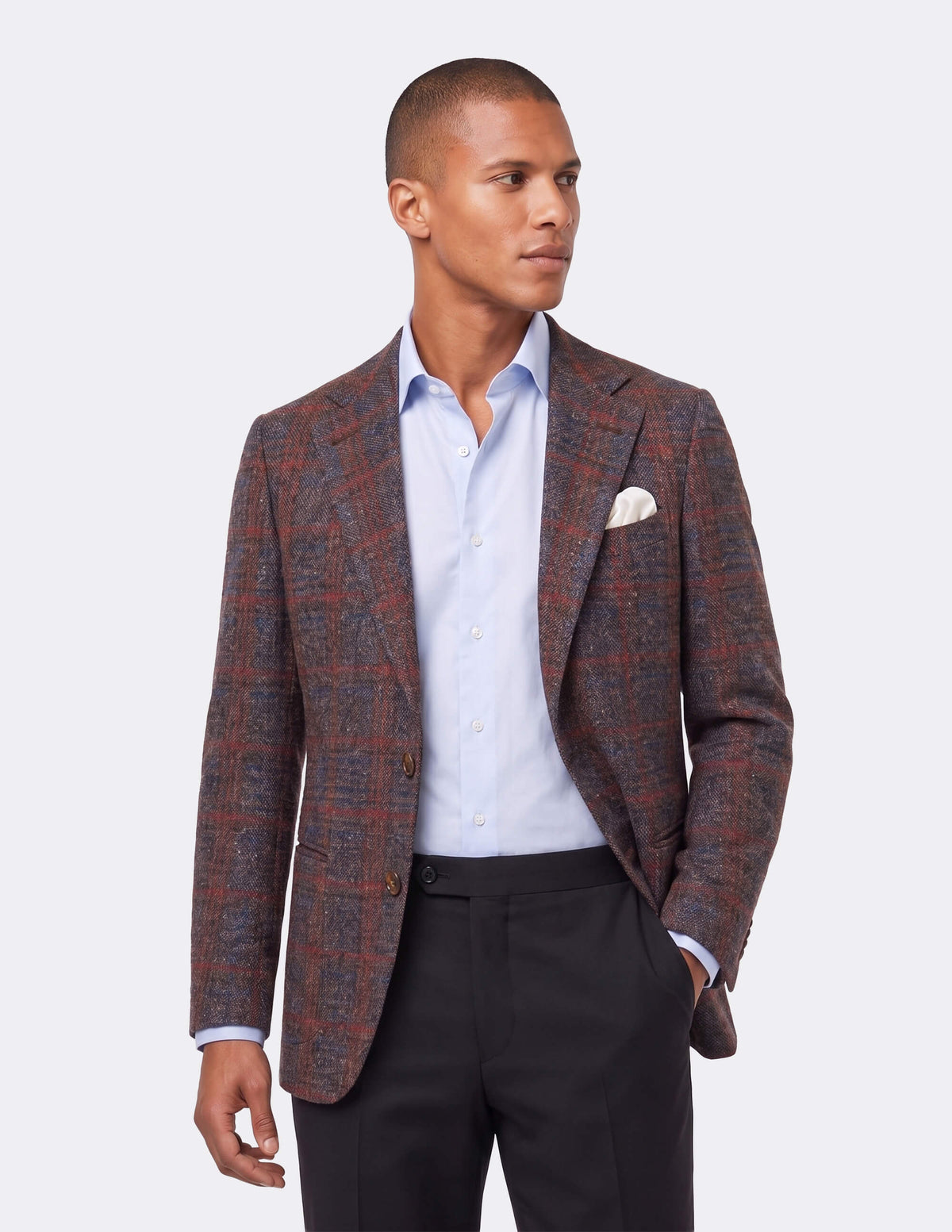 The Bravesso Brown Single-Breasted Jacket - Samir Bachkami