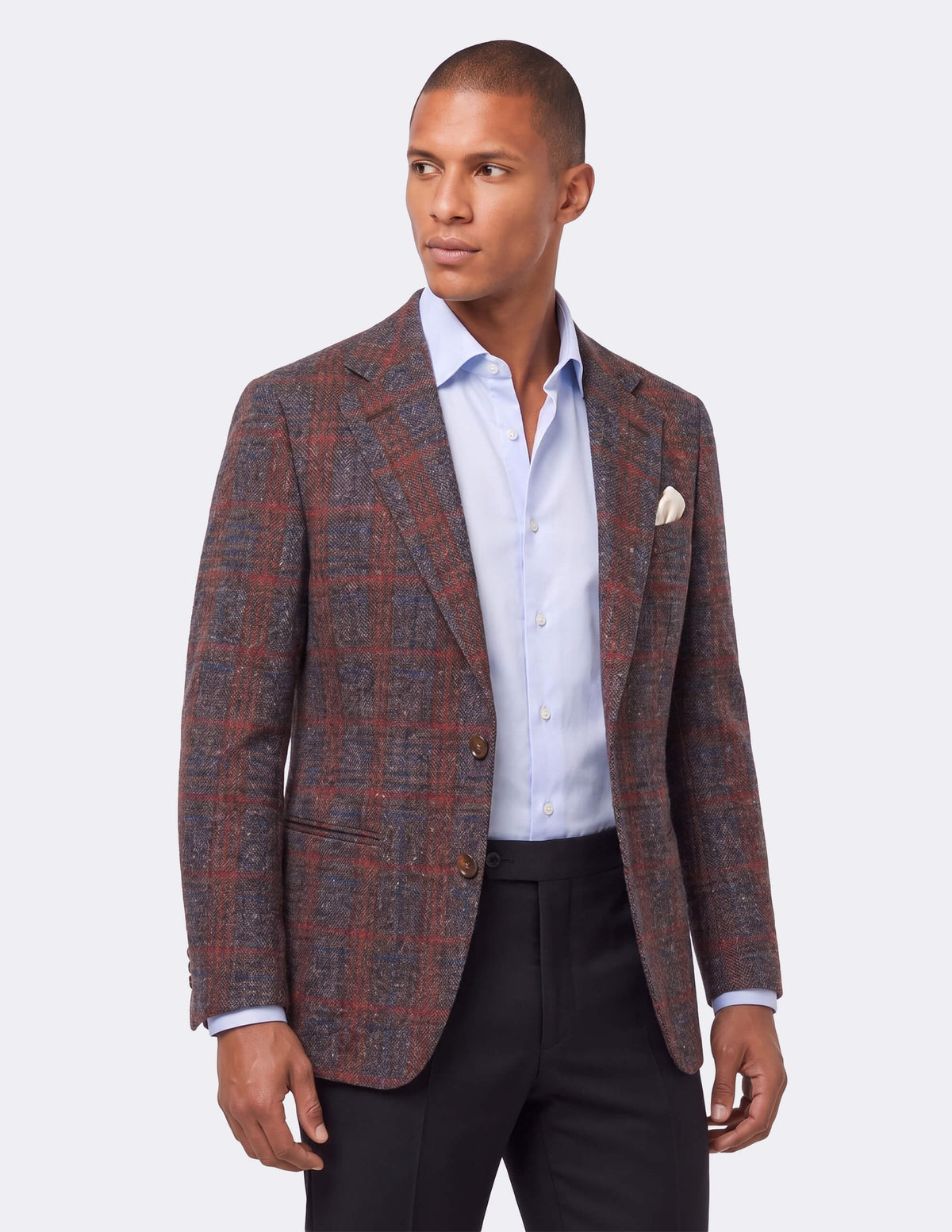 The Bravesso Brown Single-Breasted Jacket - Samir Bachkami