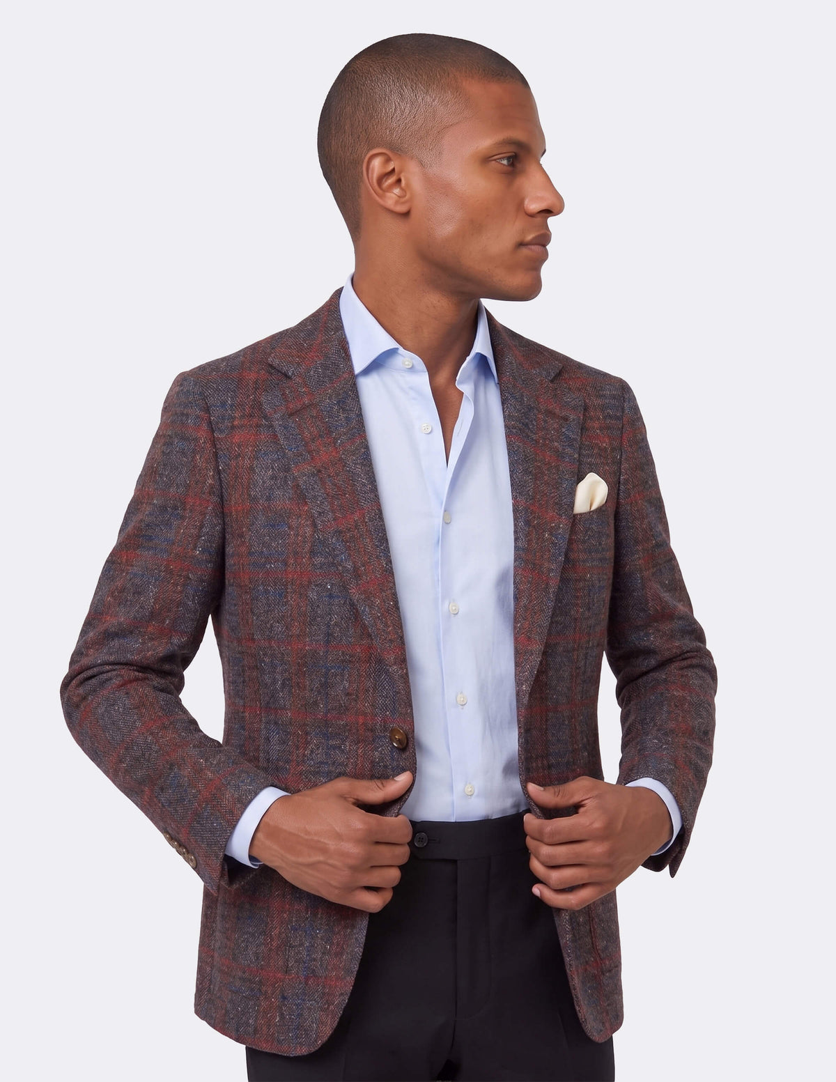 The Bravesso Brown Single-Breasted Jacket - Samir Bachkami