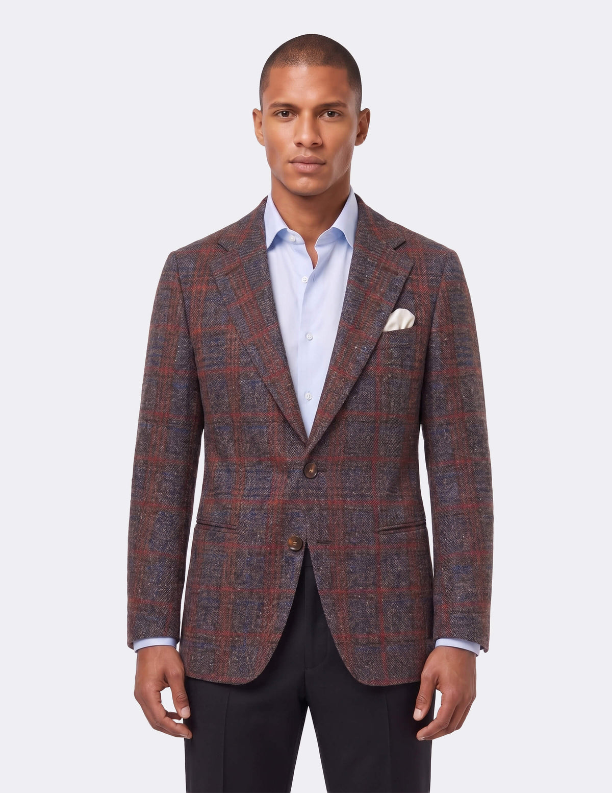 The Bravesso Brown Single-Breasted Jacket - Samir Bachkami