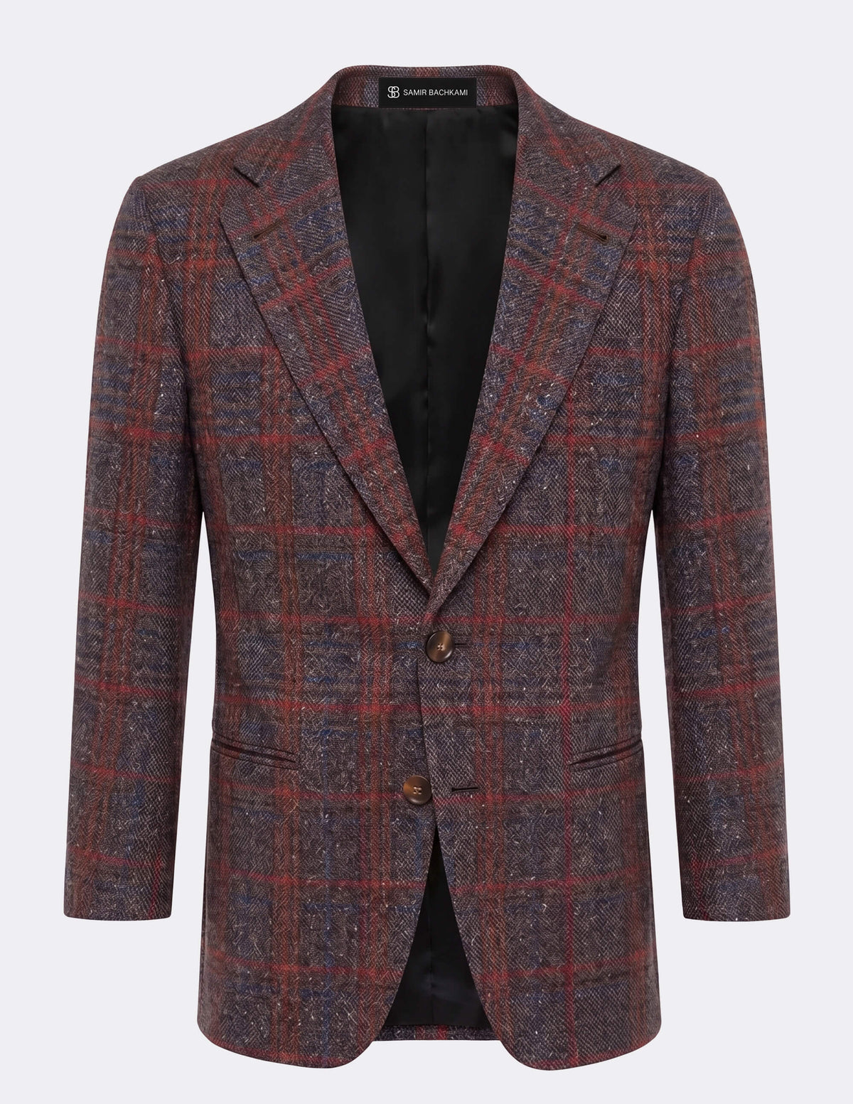 The Bravesso Brown Single-Breasted Jacket - Samir Bachkami