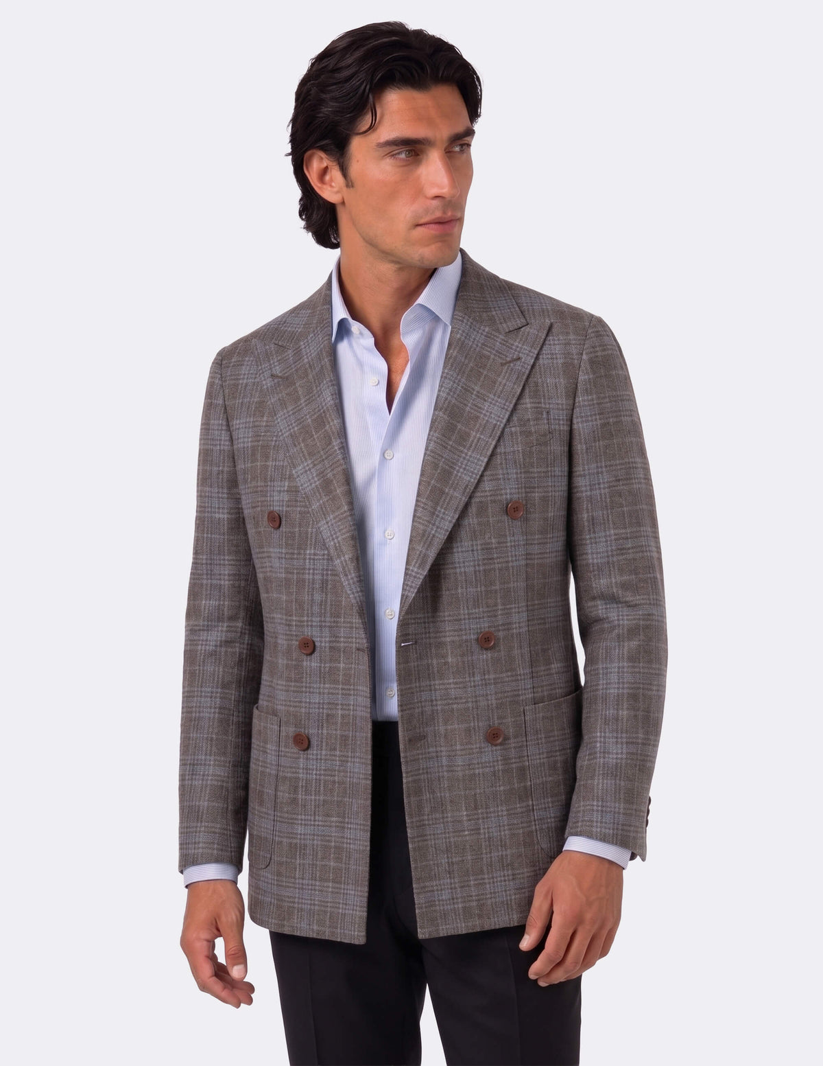 The Bruma Cobalto Double-Breasted Jacket - Samir Bachkami